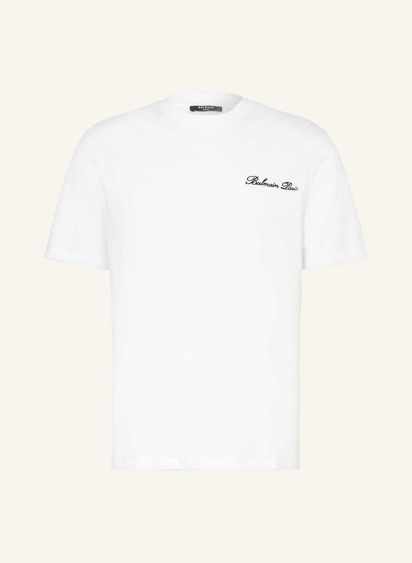 BALMAIN T-shirt: WHITE / BLACK