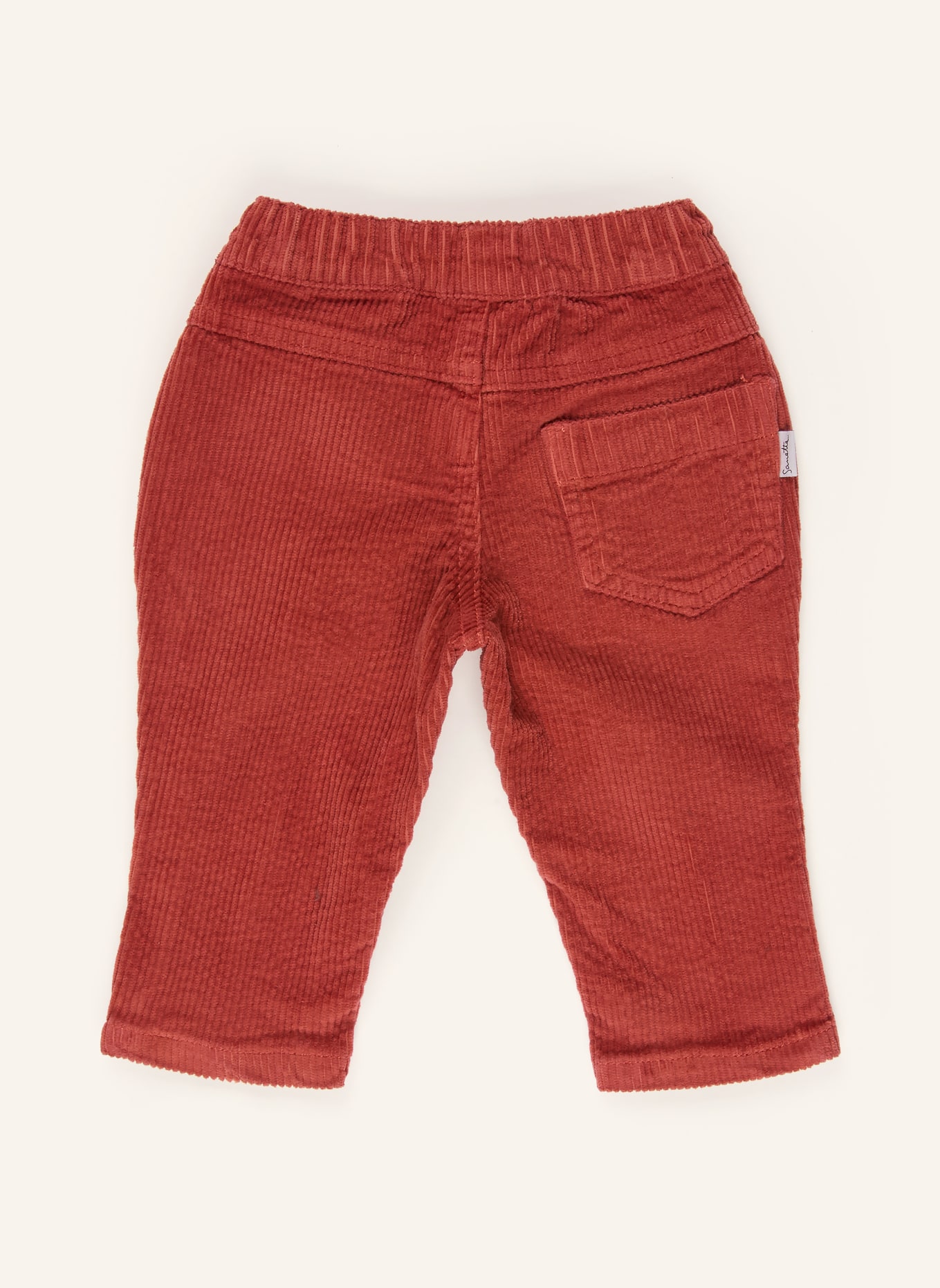 Sanetta PURE corduroybroek: ROOD