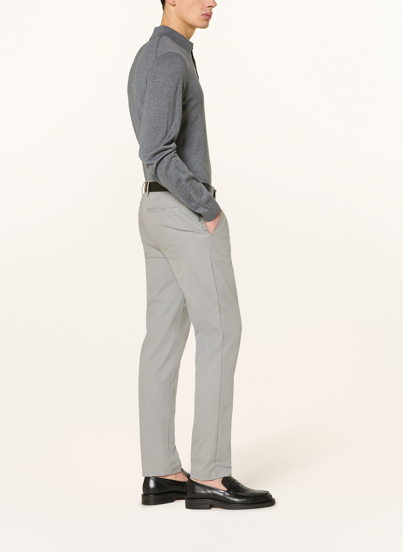 BOSS Chino KAITON Slim Fit: BLAUGRAU