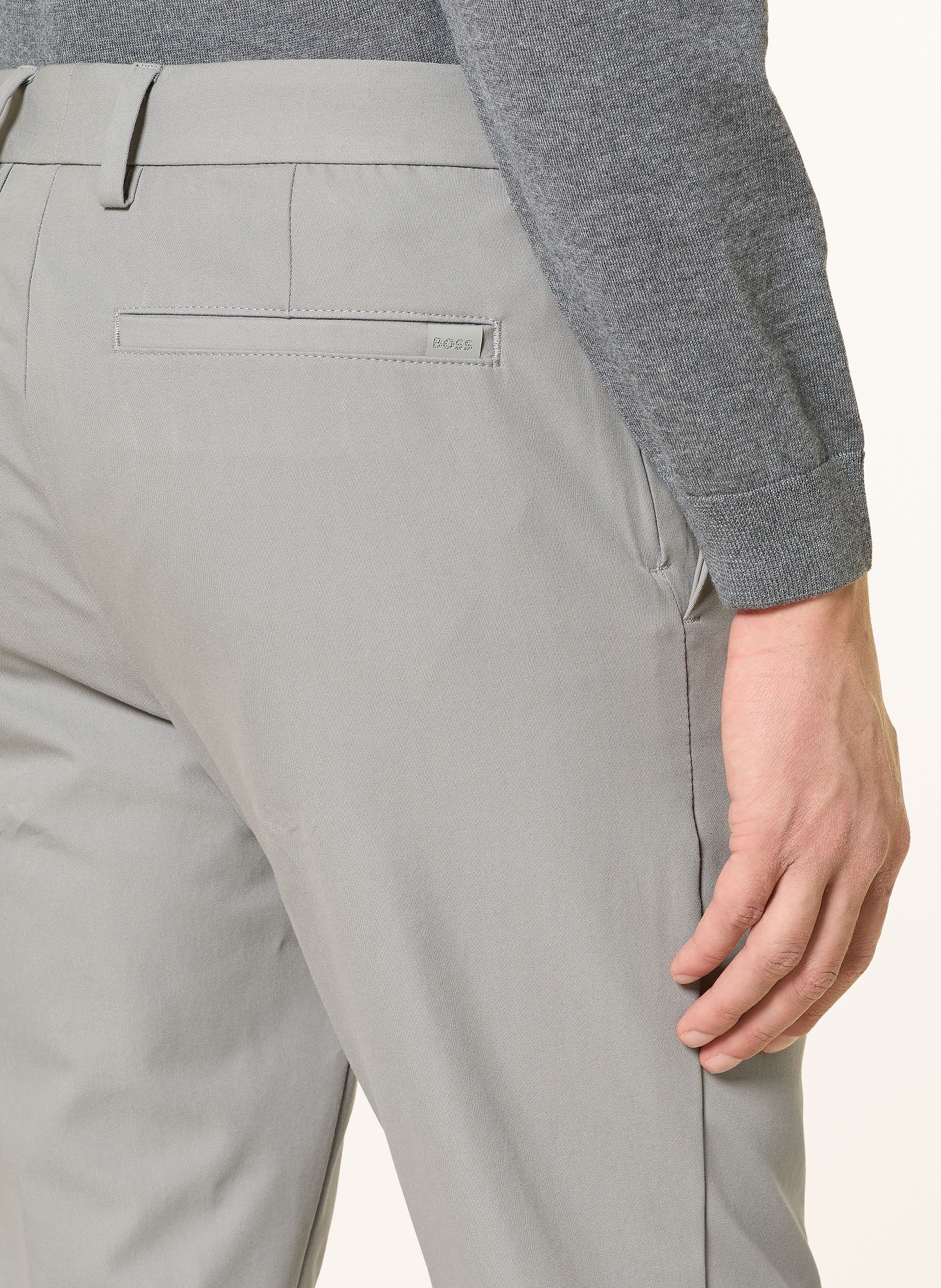 BOSS Chino KAITON Slim Fit: BLAUGRAU