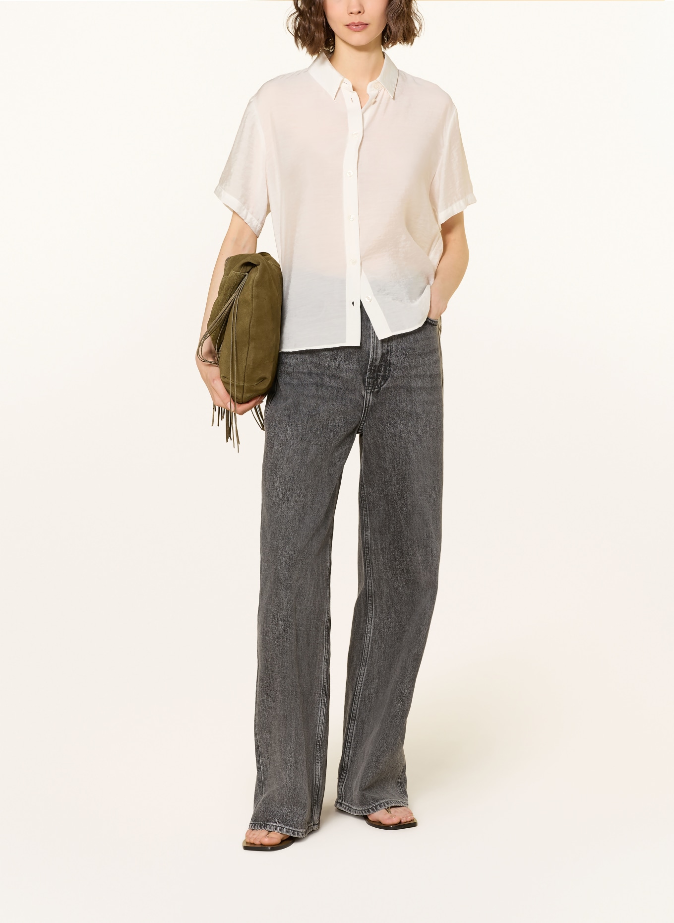 SAMSØE  SAMSØE Hemdbluse SAMINNA: WEISS