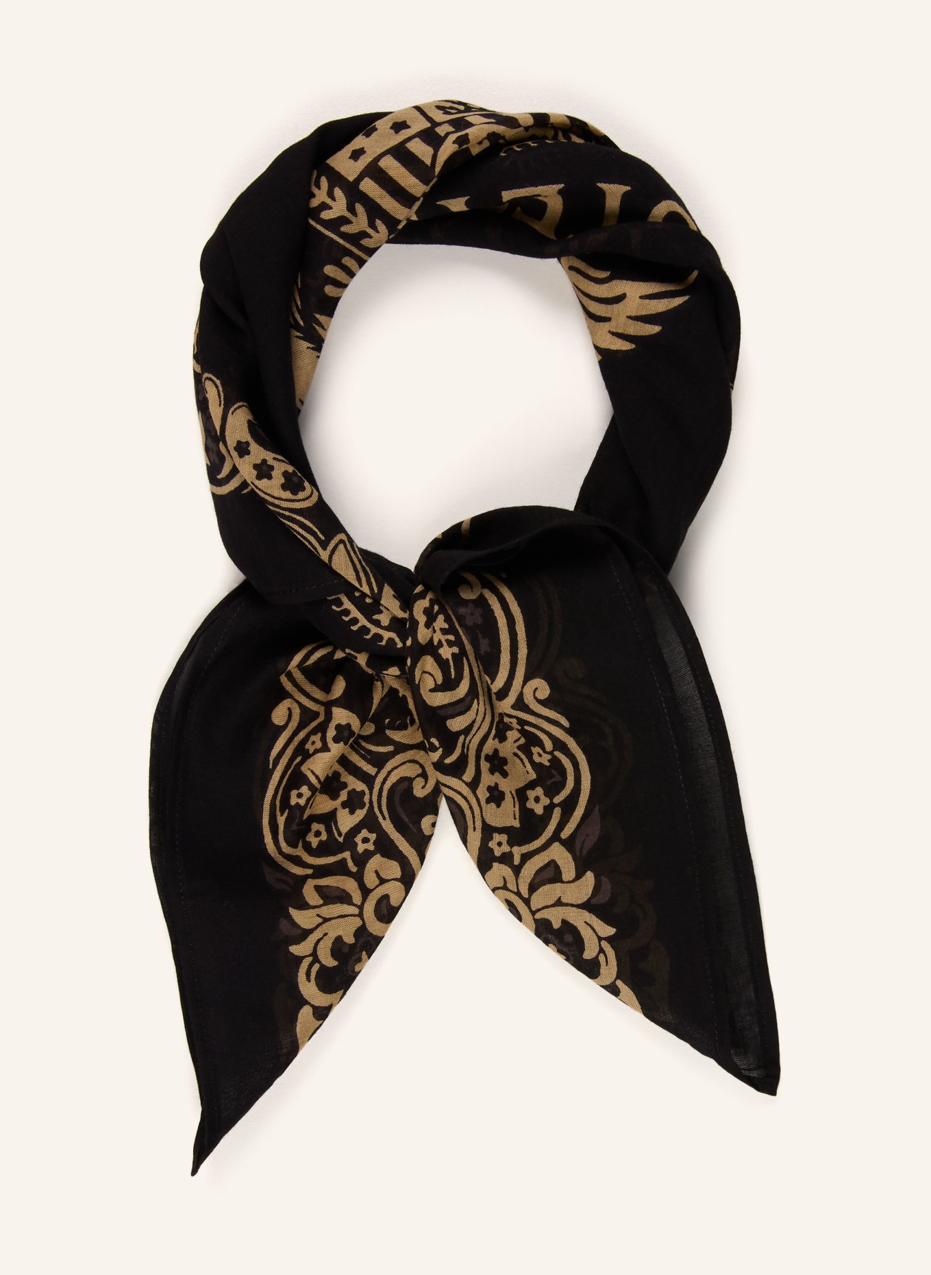 STETSON Tuch: SCHWARZ / BEIGE / DUNKELGRAU