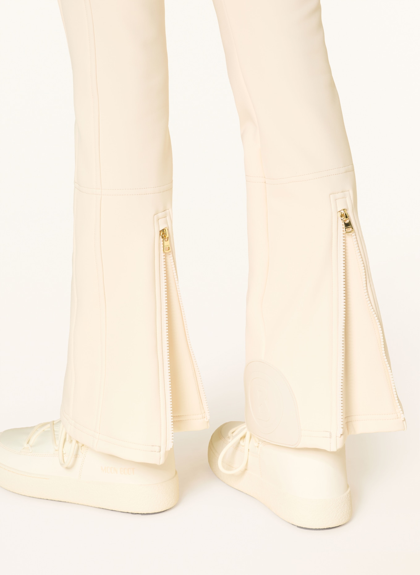 BOGNER HAZEL2 softshell ski pants: ECRU