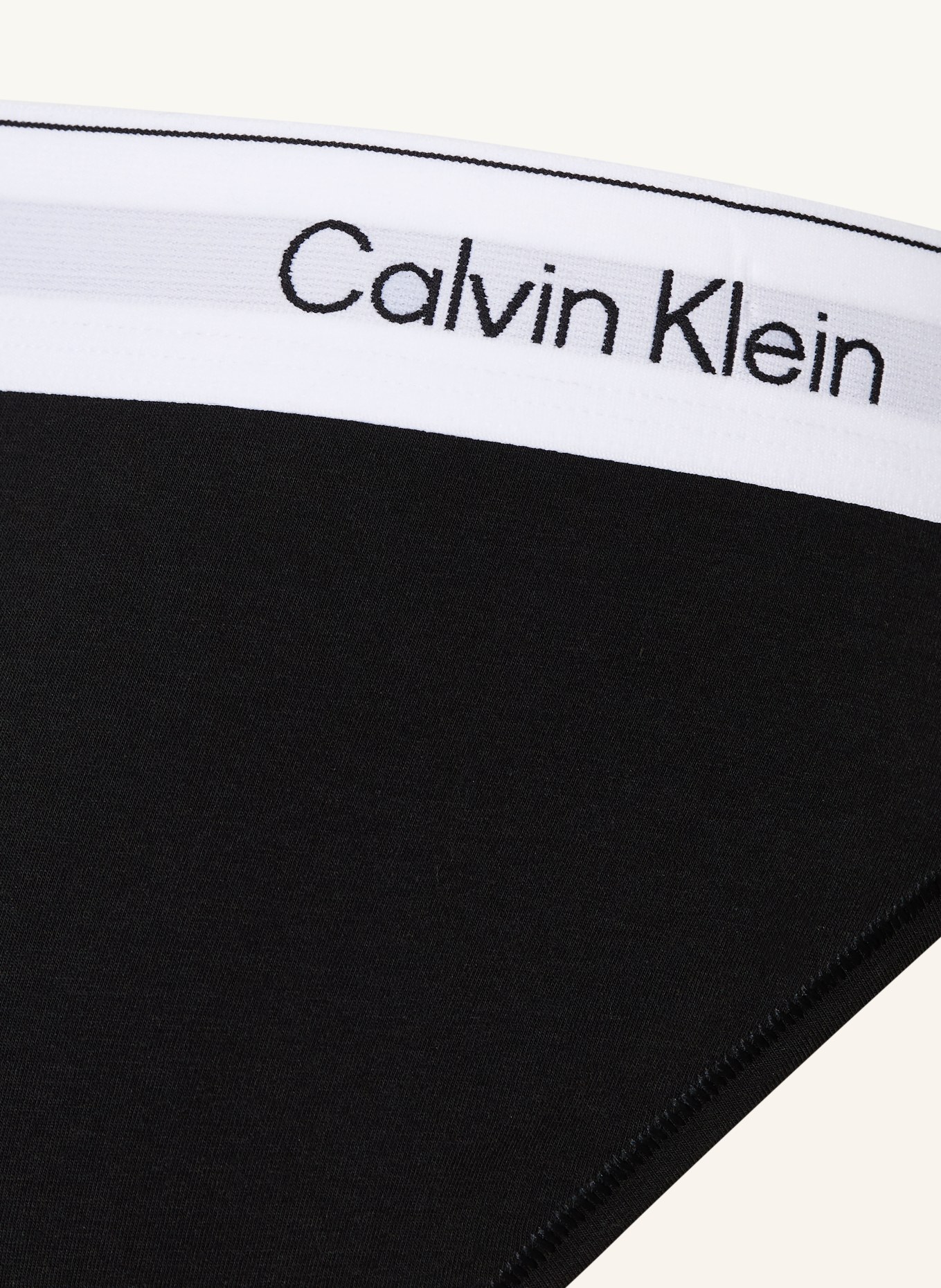 Calvin Klein Slip ICON COTTON MODAL: SCHWARZ