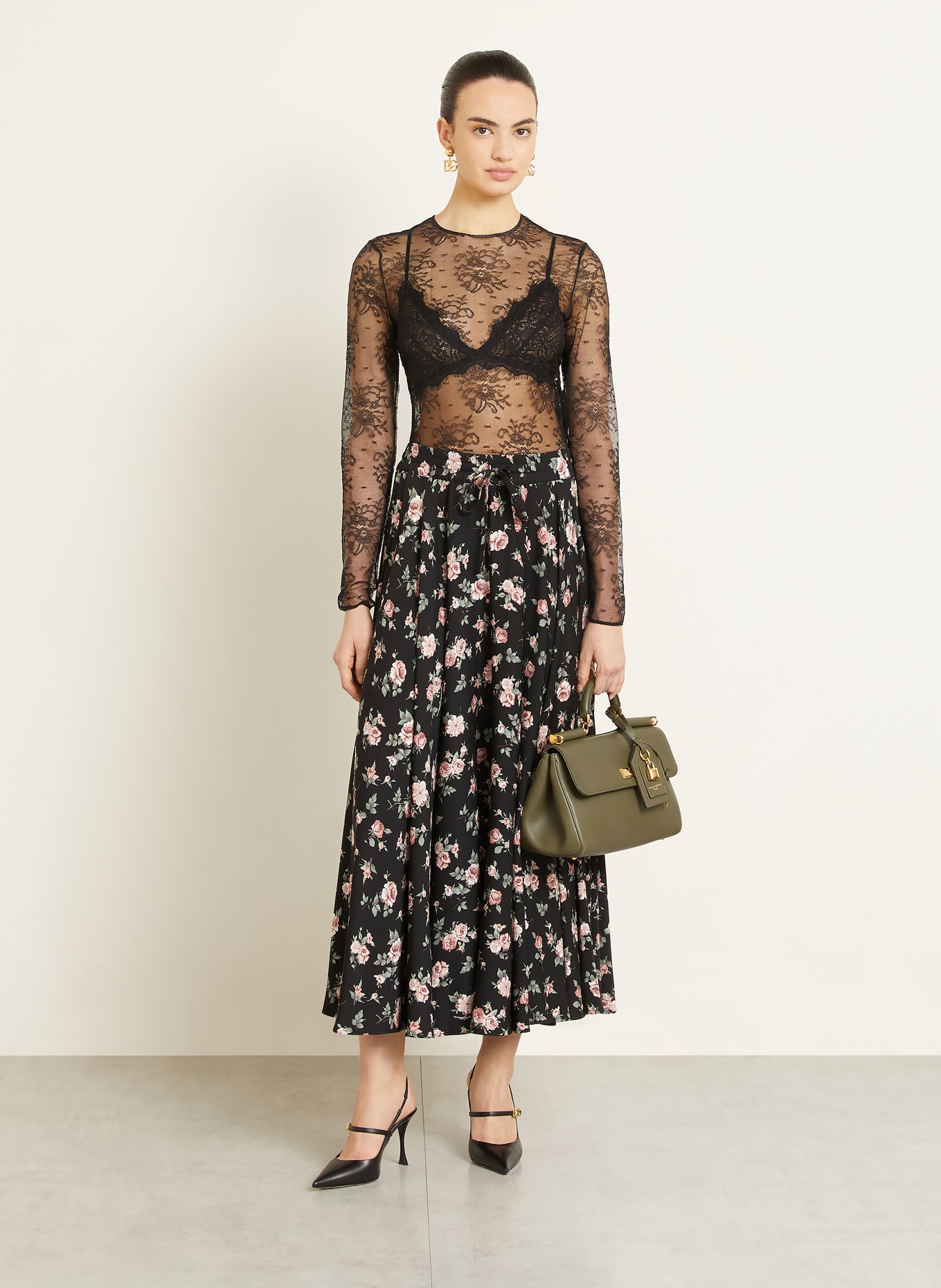 DOLCE & GABBANA Torebka MY SICILY: KHAKI