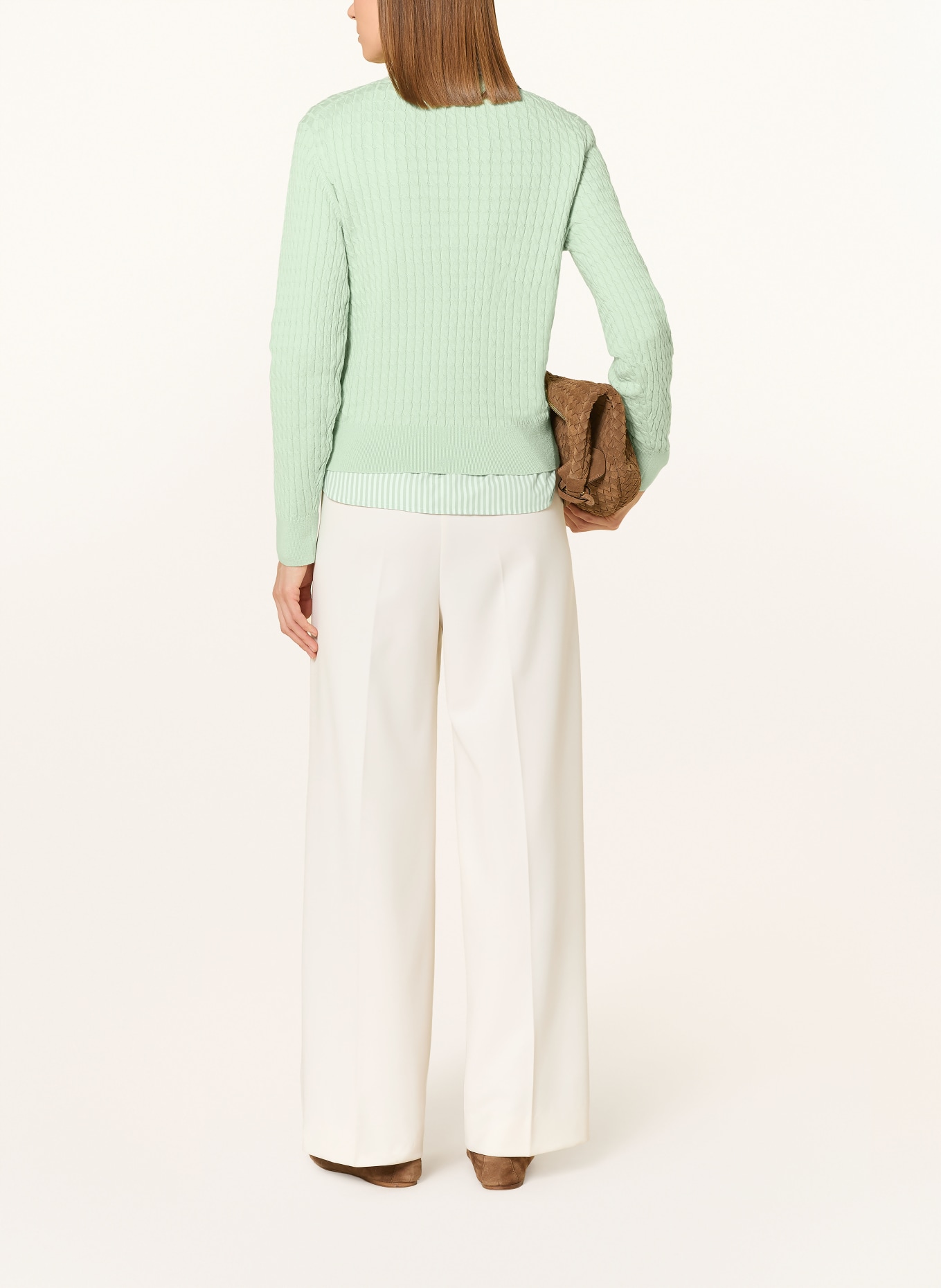 TOMMY HILFIGER pull: VERT CLAIR