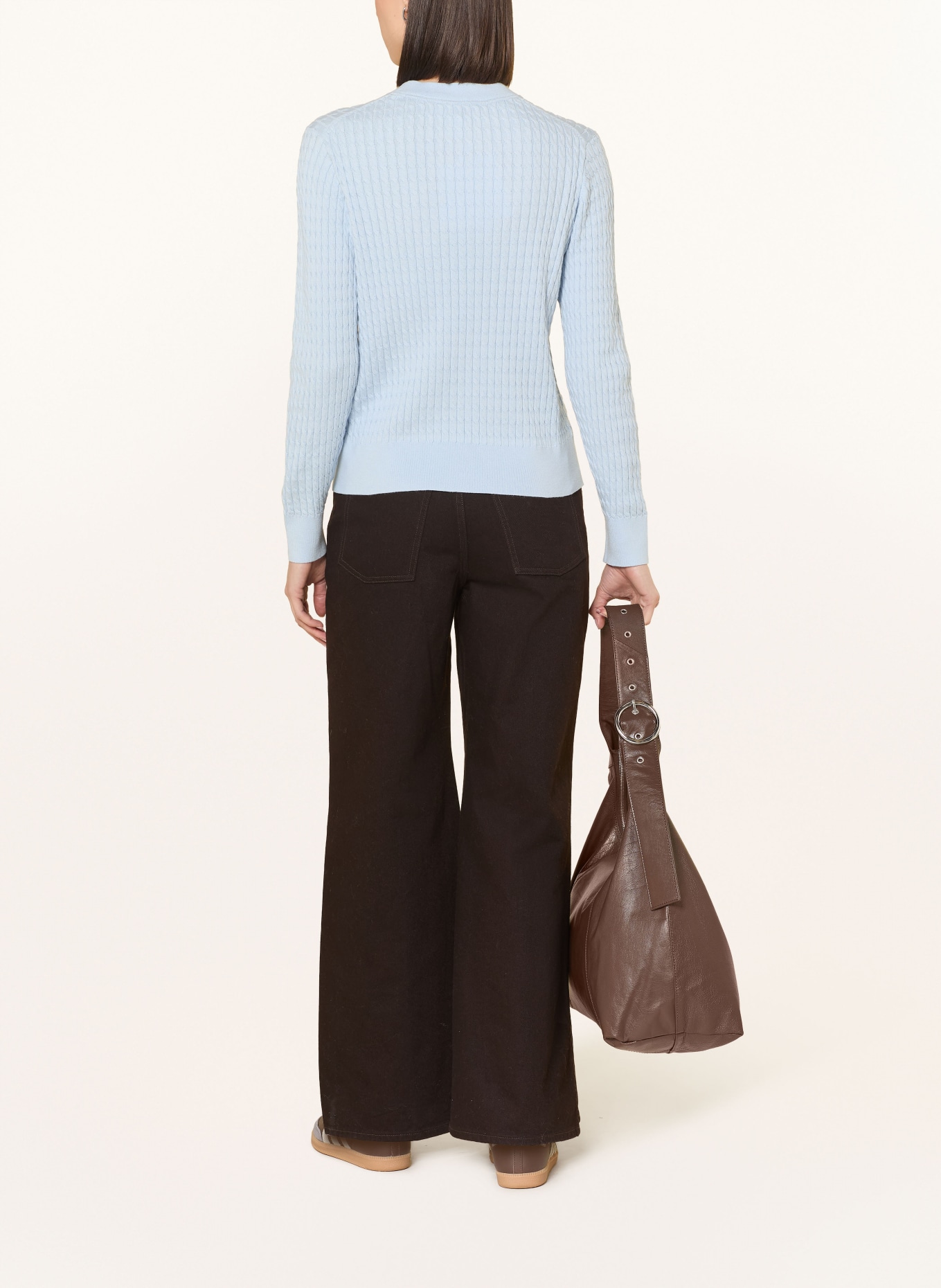 TOMMY HILFIGER Pullover: HELLBLAU