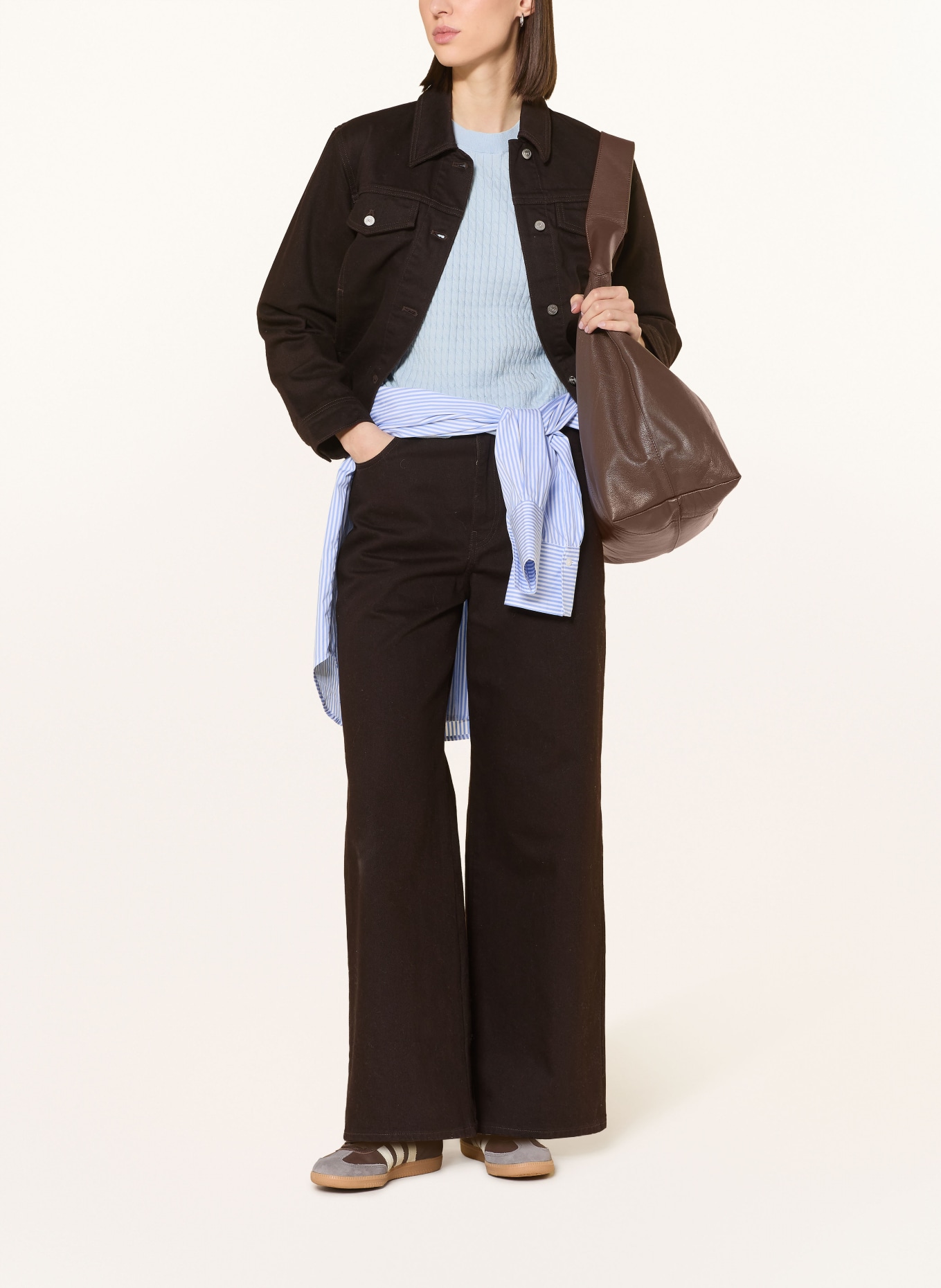 TOMMY HILFIGER Pullover: HELLBLAU