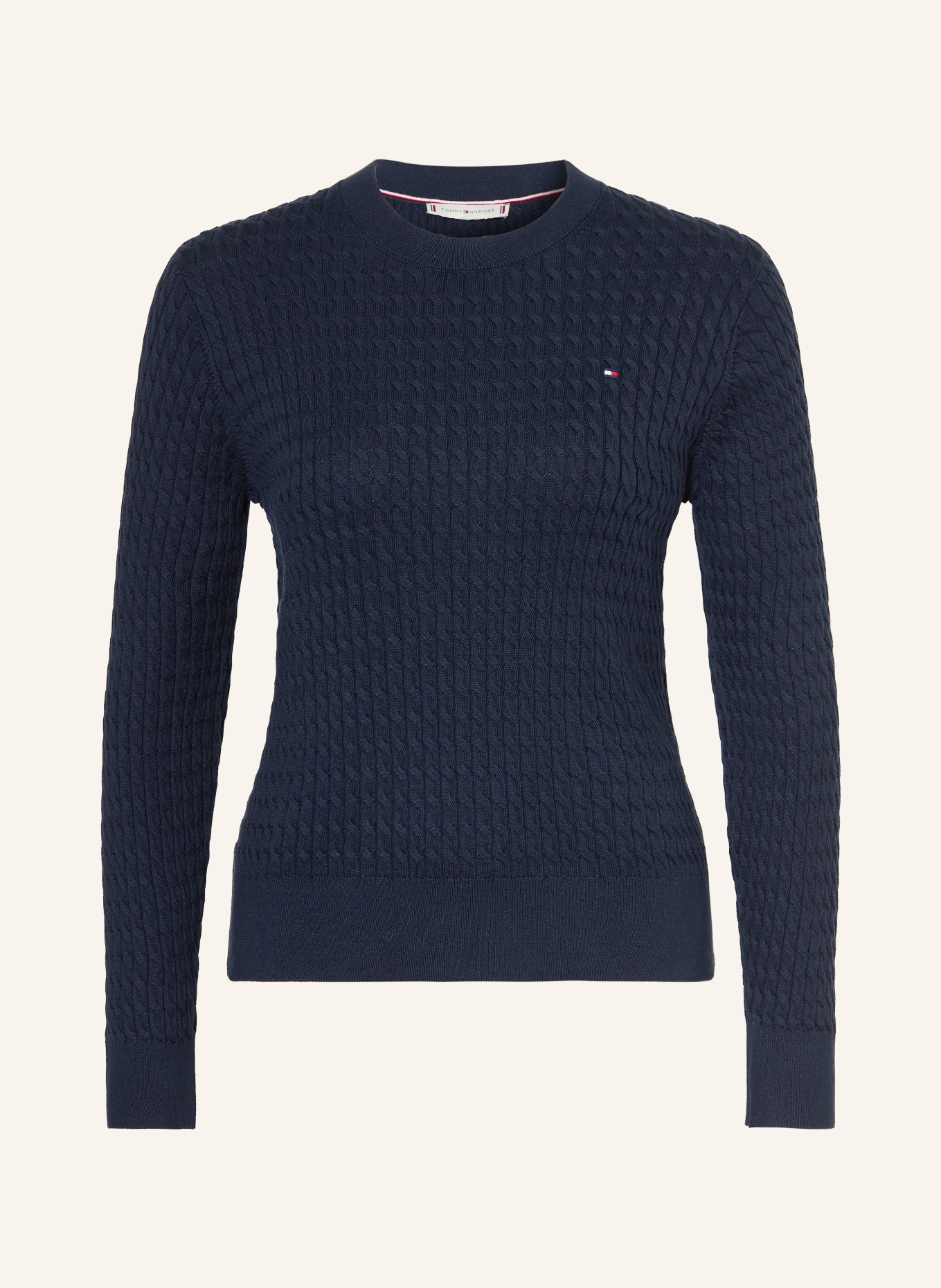 TOMMY HILFIGER Pullover: DUNKELBLAU