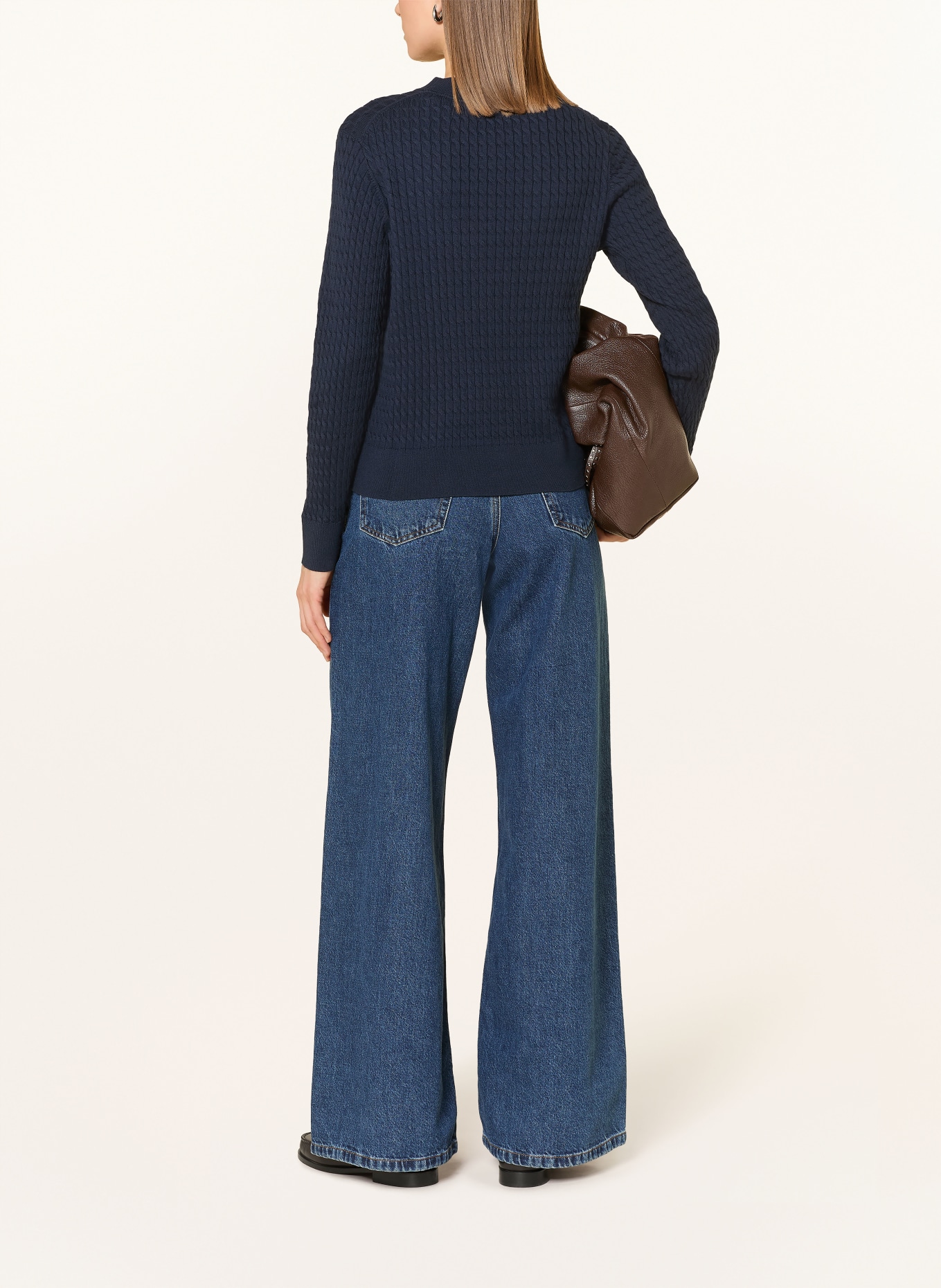 TOMMY HILFIGER Pullover: DUNKELBLAU