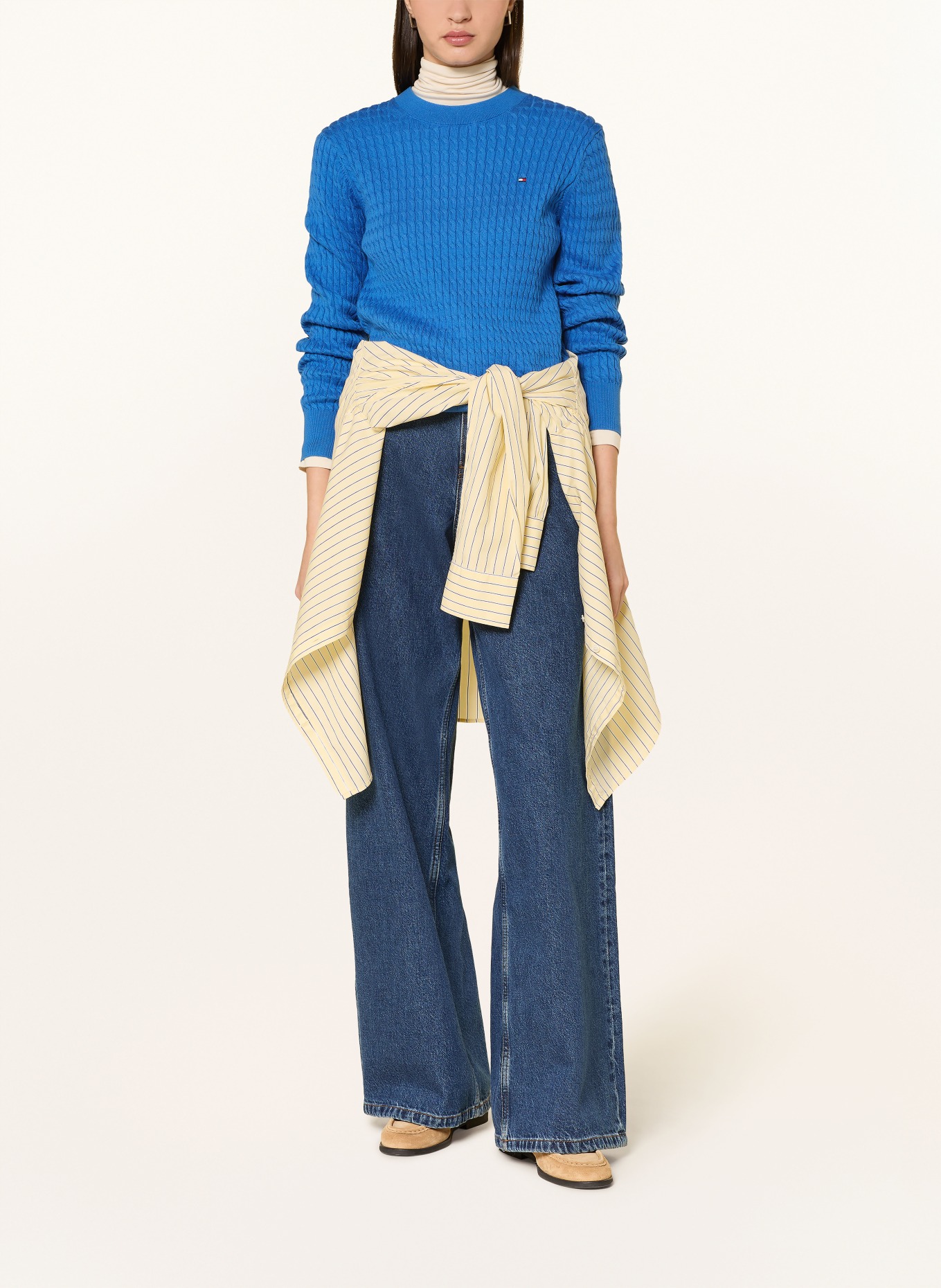 TOMMY HILFIGER Pullover: BLAU