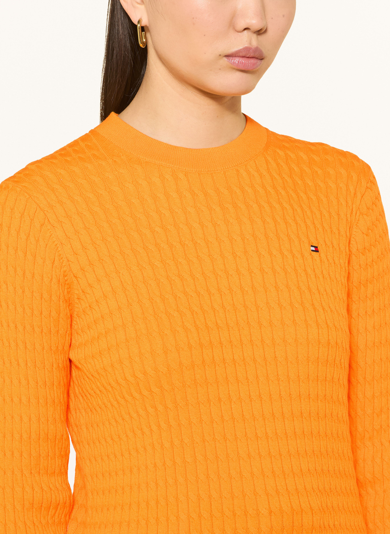TOMMY HILFIGER Pullover: NEONORANGE