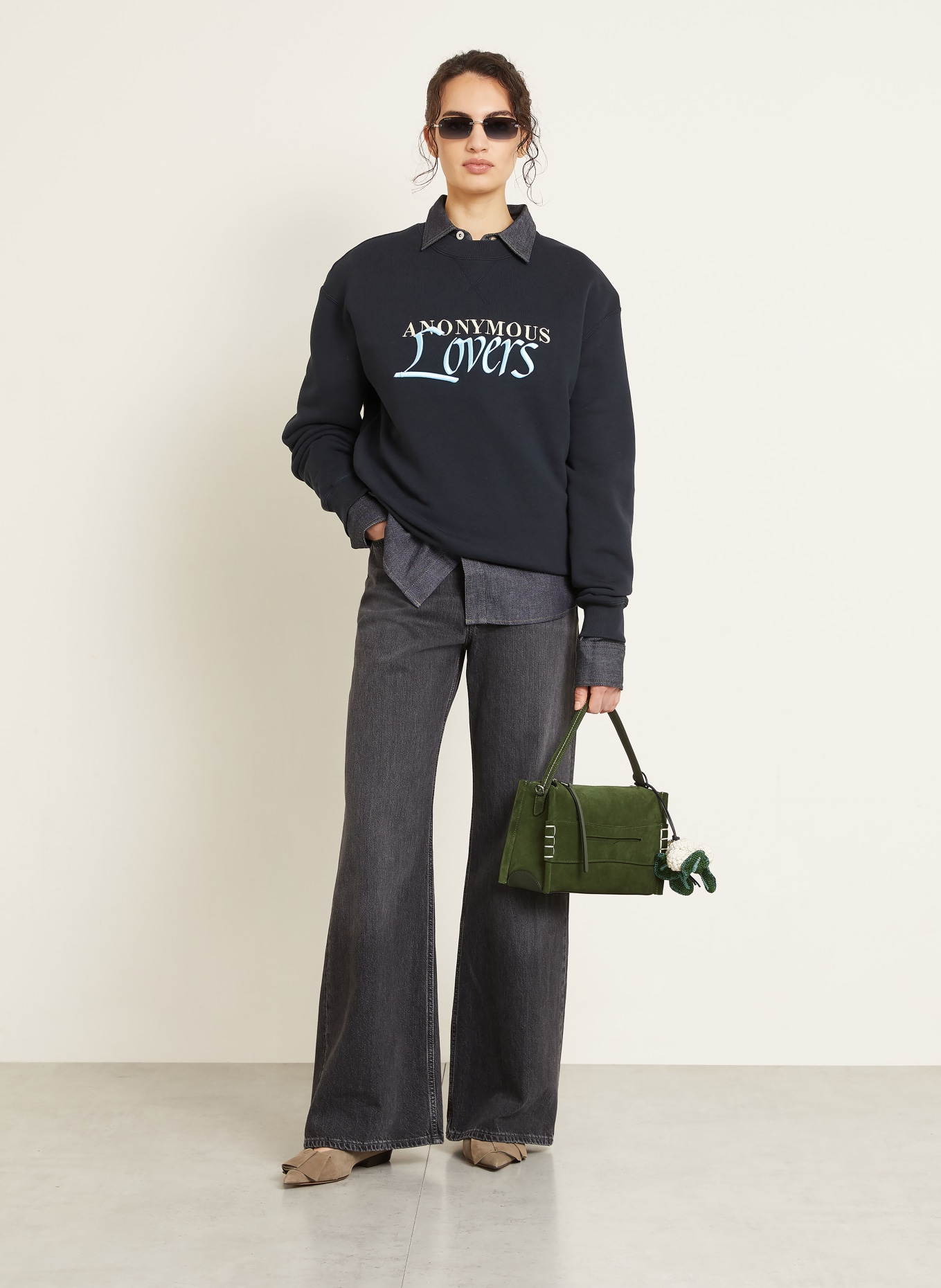 JW ANDERSON Handtasche LOAFER: GRÜN