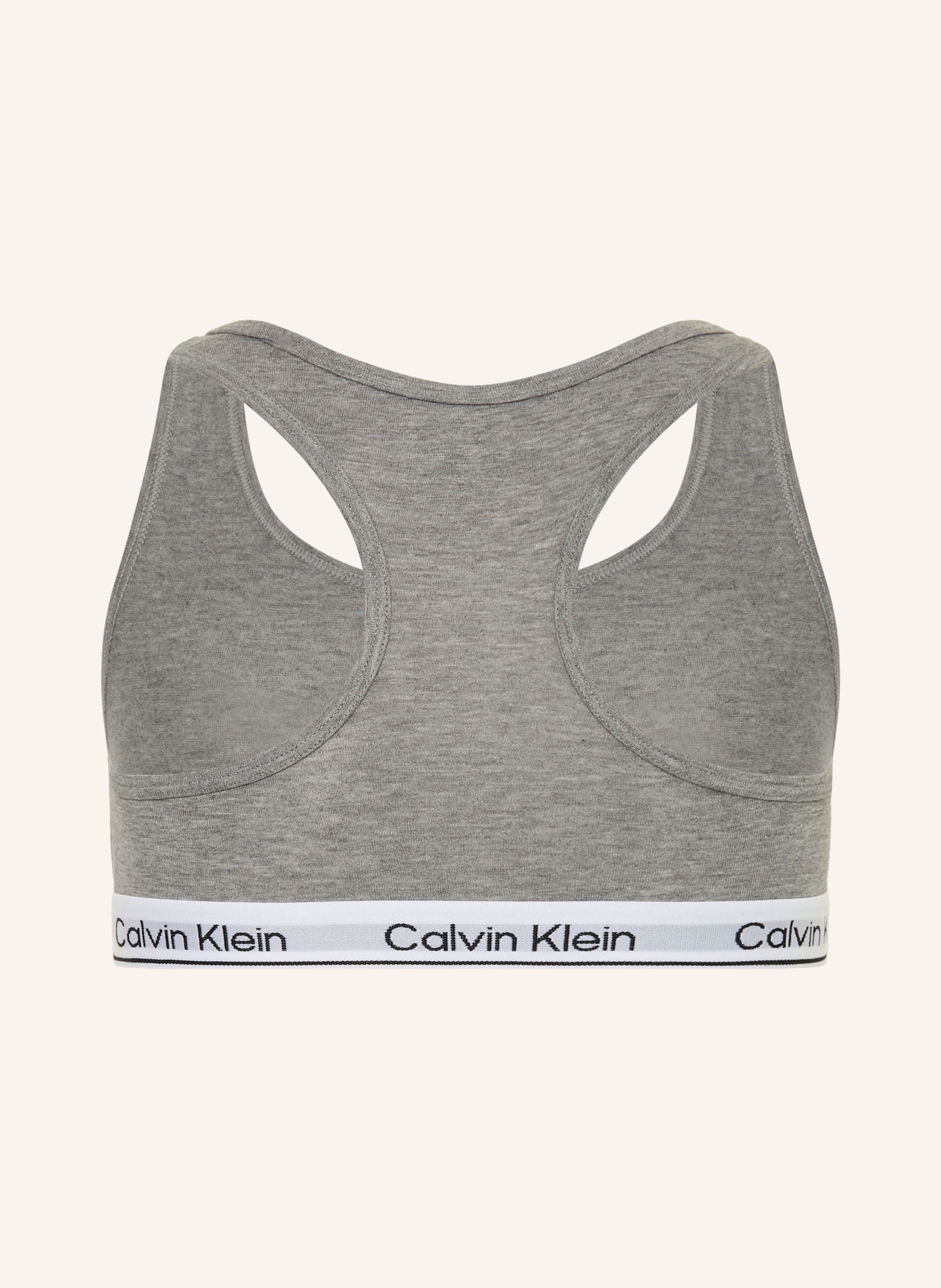 Calvin Klein 3er-Pack Bustiers ICON COTTON STRETCH: SCHWARZ / GRAU / WEISS