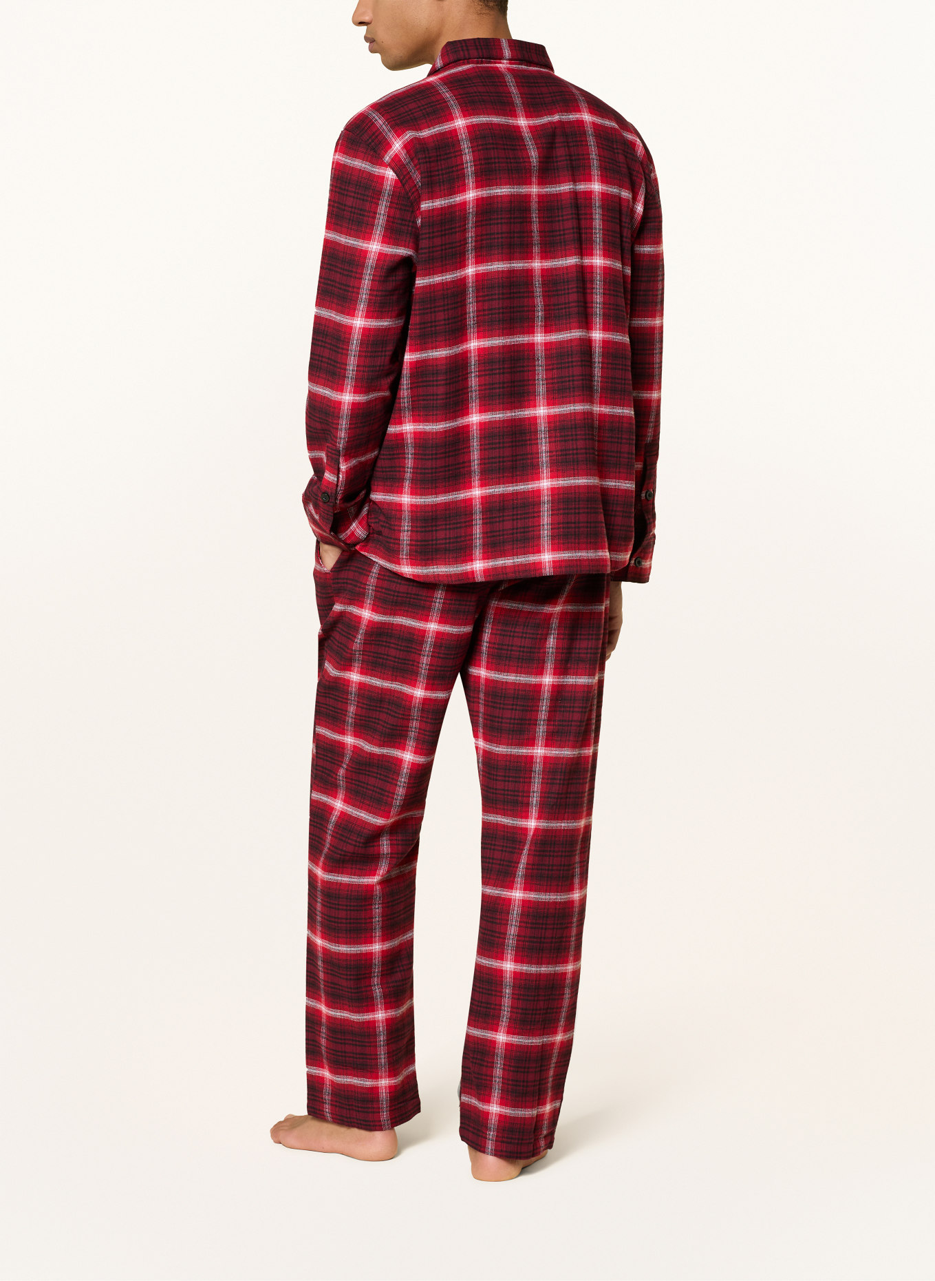 HUGO LOUK pajamas: RED / BLACK