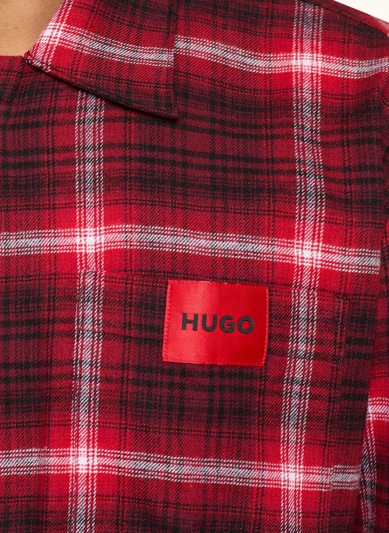 HUGO LOUK pajamas: RED / BLACK