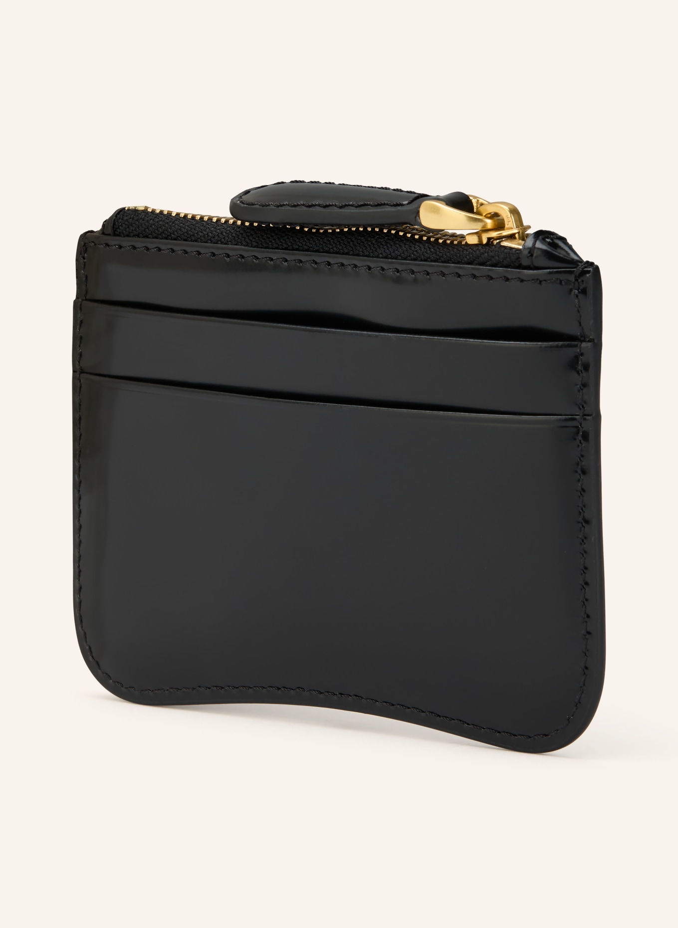 AMI PARIS Card case: BLACK / GOLD