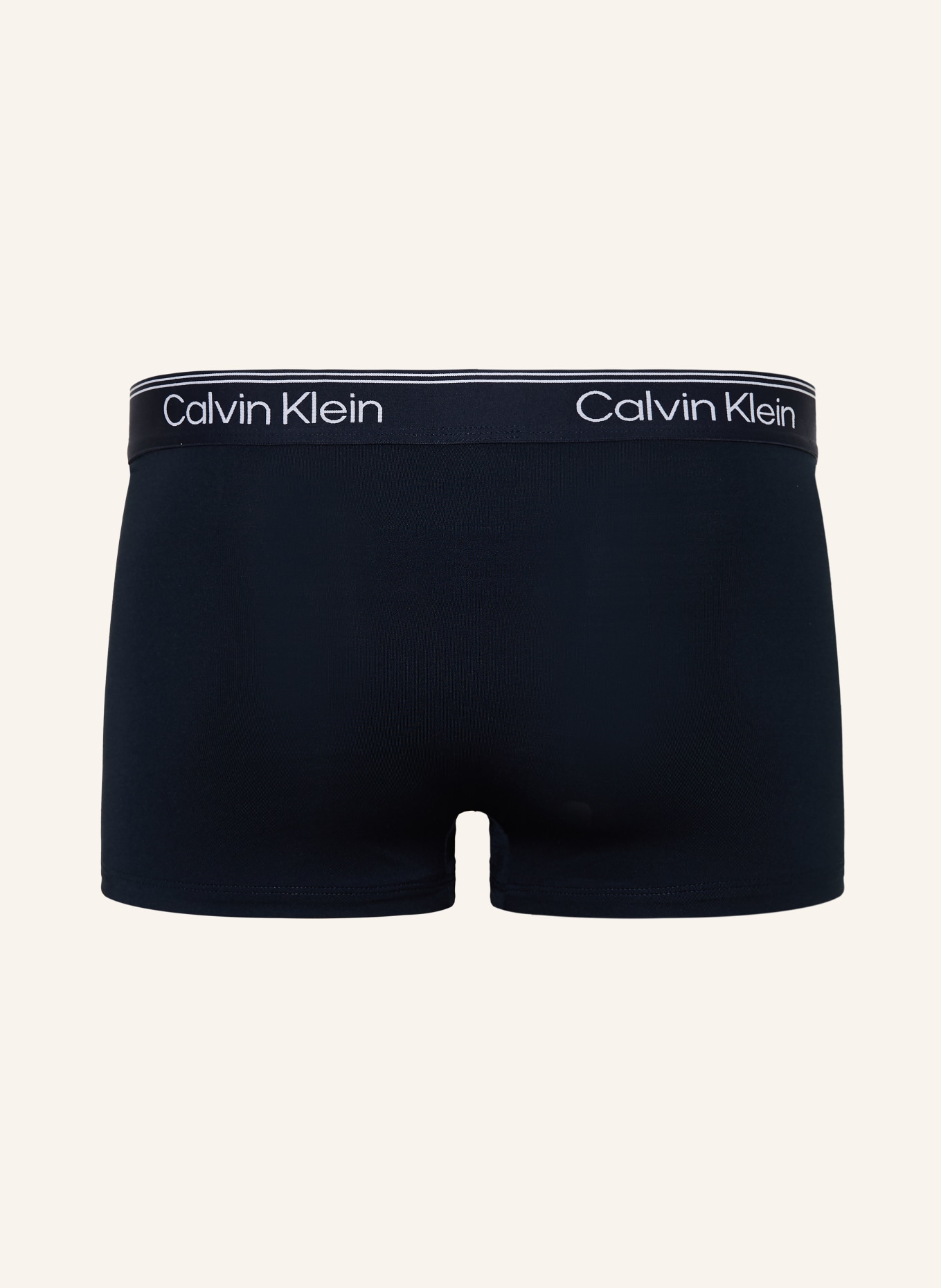 Calvin Klein 3er-Pack Boxershorts MICROFIBER STRETCH: DUNKELBLAU / GRAU