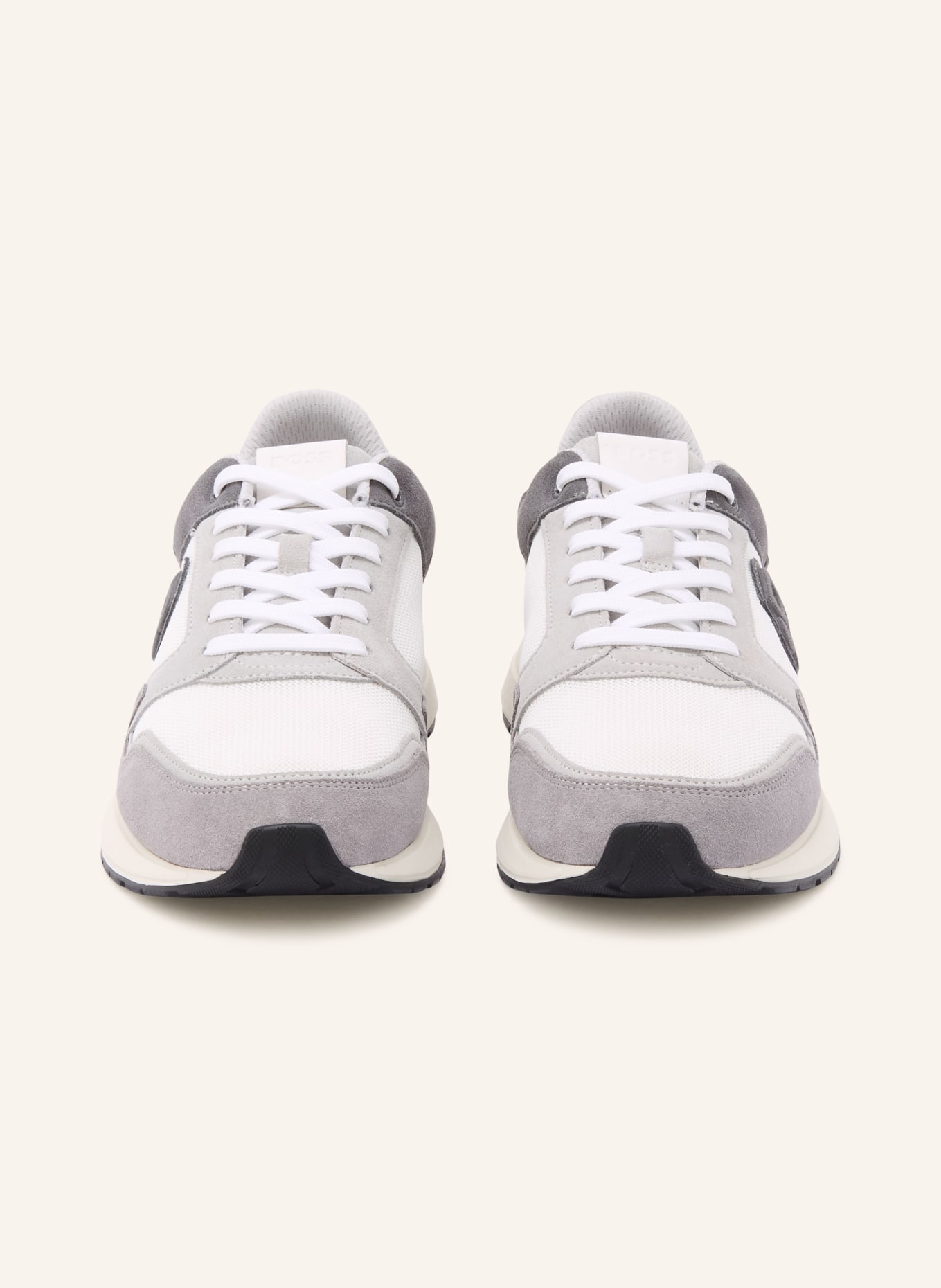 BOSS VINSTON sneakers: LIGHT GRAY / DARK GRAY / WHITE