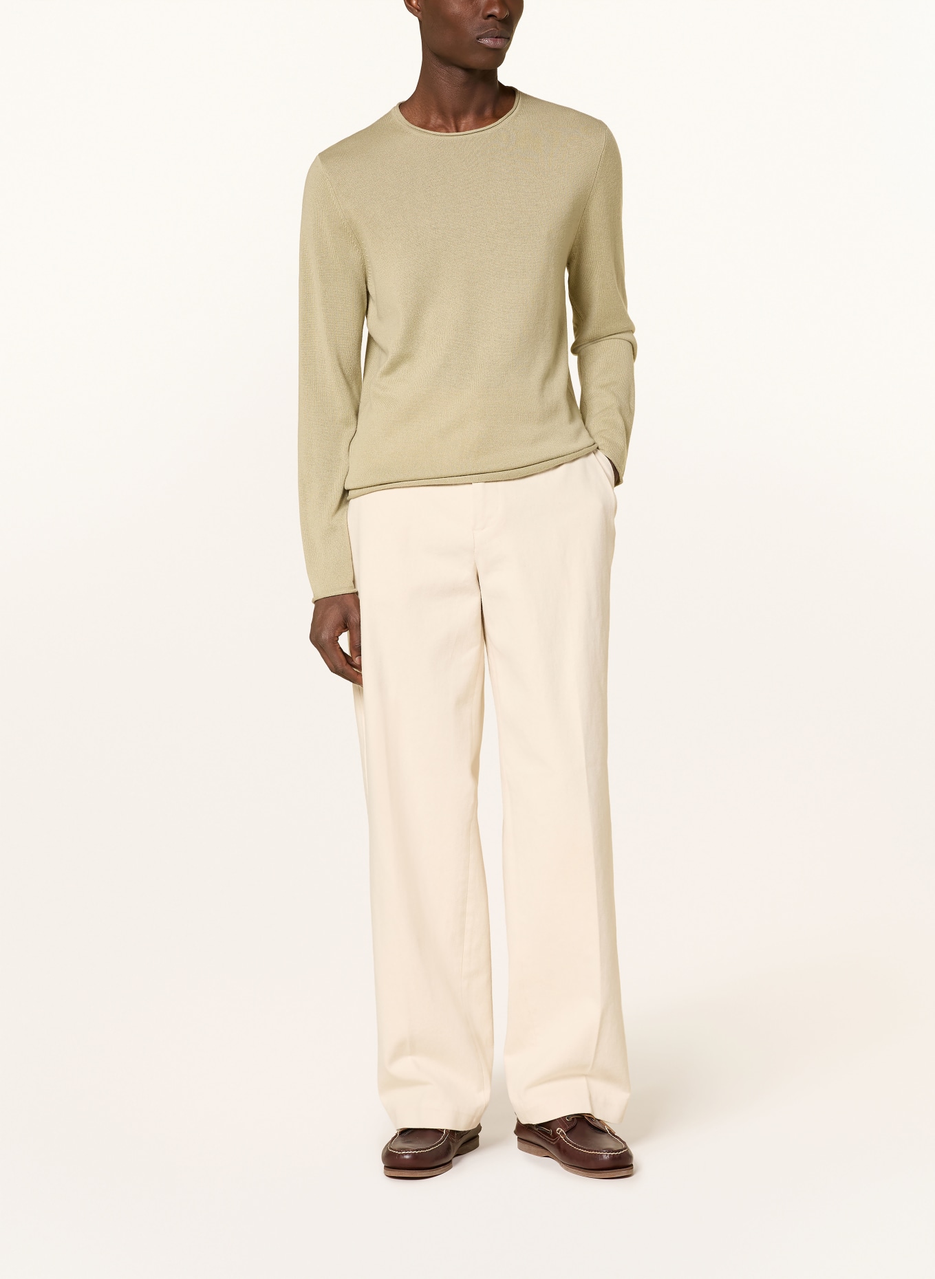 FTC CASHMERE Svetr s kašmírem: SVĚTLE ZELENÁ