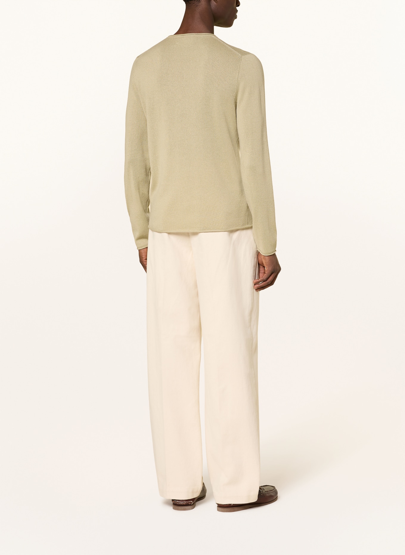 FTC CASHMERE Svetr s kašmírem: SVĚTLE ZELENÁ