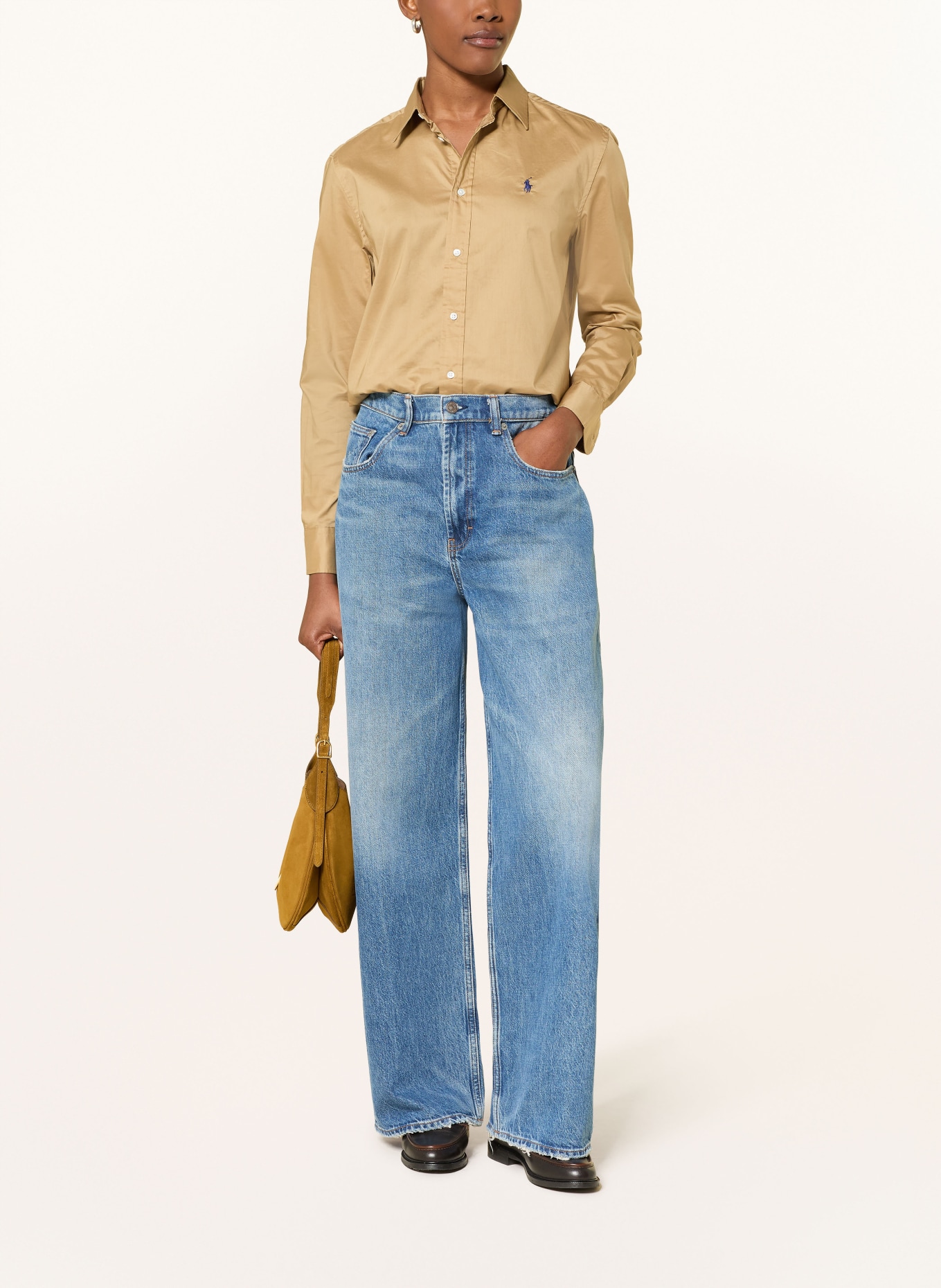 POLO RALPH LAUREN Hemdbluse: HELLBRAUN