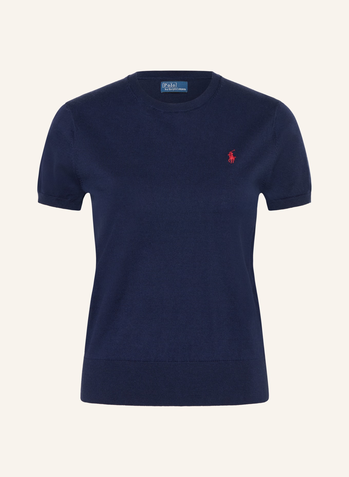 POLO RALPH LAUREN Strickshirt: DUNKELBLAU