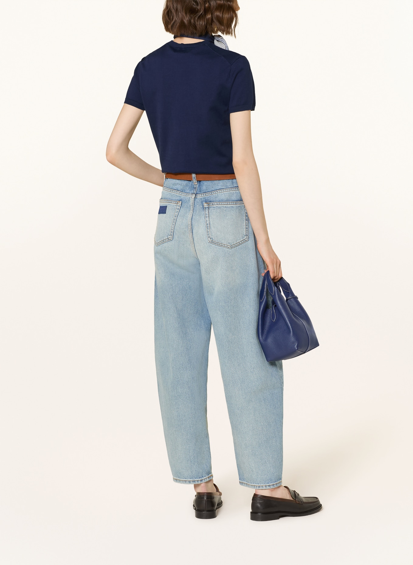 POLO RALPH LAUREN Strickshirt: DUNKELBLAU