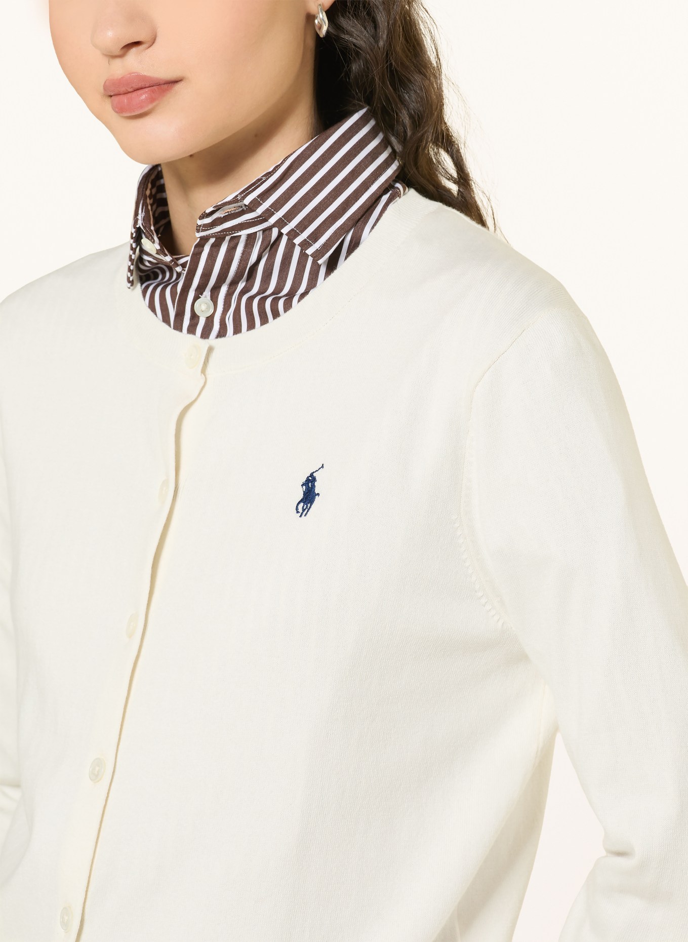 POLO RALPH LAUREN Cardigan: CREAM