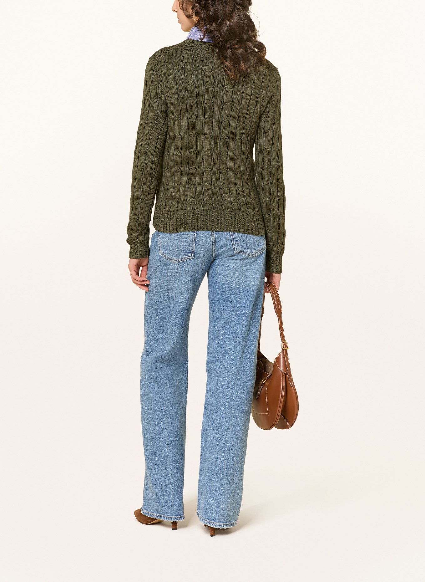 POLO RALPH LAUREN Sweater: OLIVE