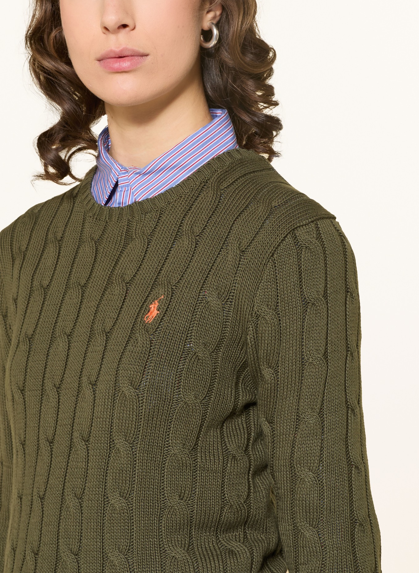POLO RALPH LAUREN Sweater: OLIVE