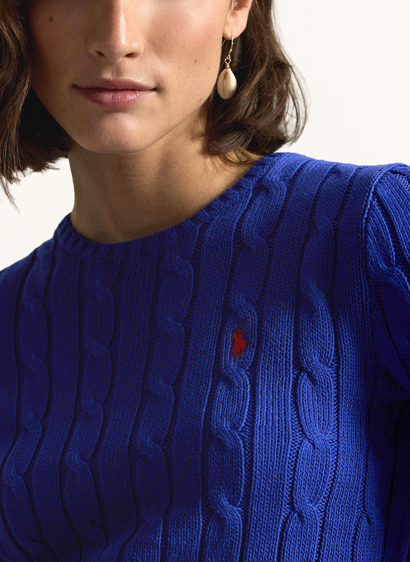 POLO RALPH LAUREN Sweater: BLUE / RED