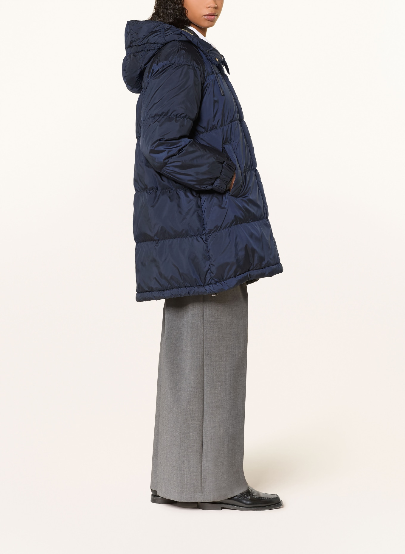 WEEKEND Max Mara Steppmantel ANFORA zum Wenden: DUNKELBLAU