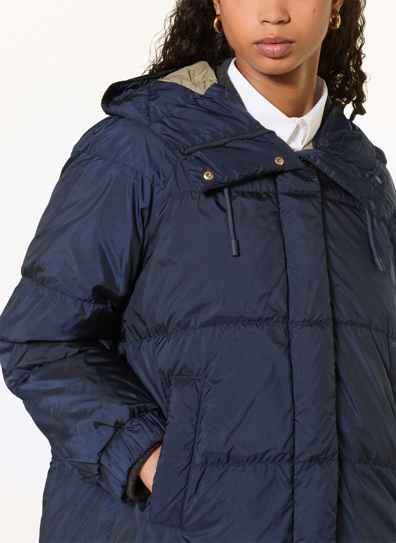 WEEKEND Max Mara Steppmantel ANFORA zum Wenden: DUNKELBLAU