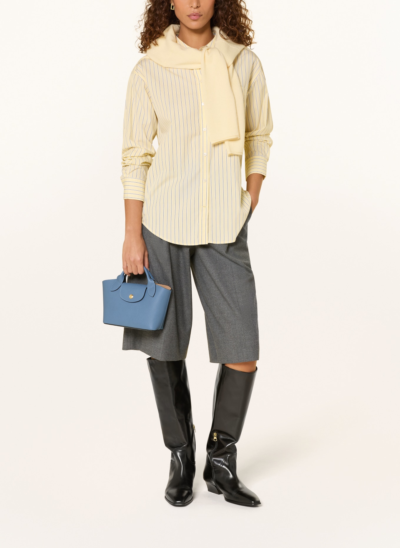 LONGCHAMP Handtasche ÉPURE XS: HELLBLAU / GOLD