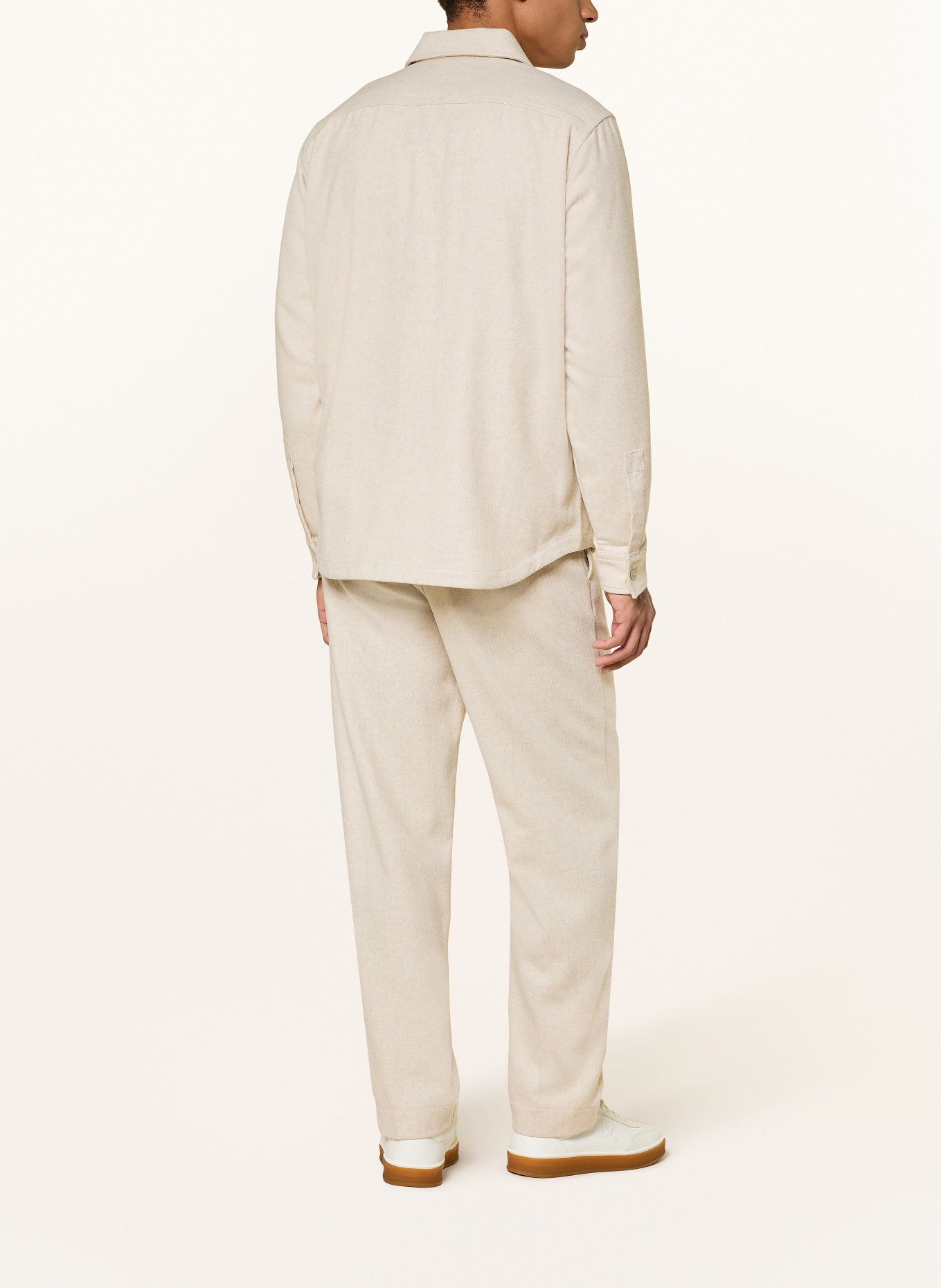 BOSS Overshirt LOCKY: HELLBRAUN