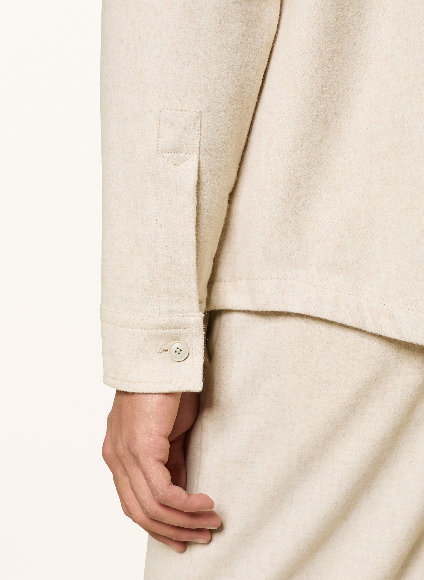 BOSS Overshirt LOCKY: HELLBRAUN