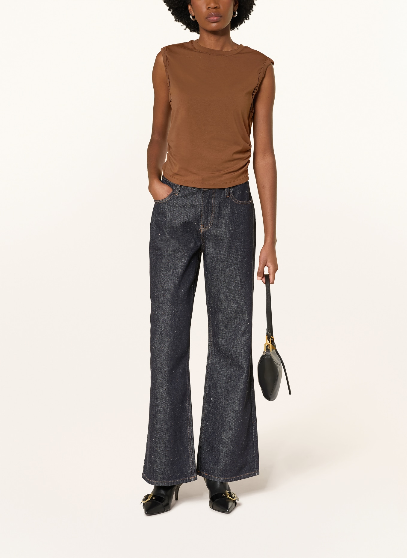 ALLSAINTS Top WEST: BROWN
