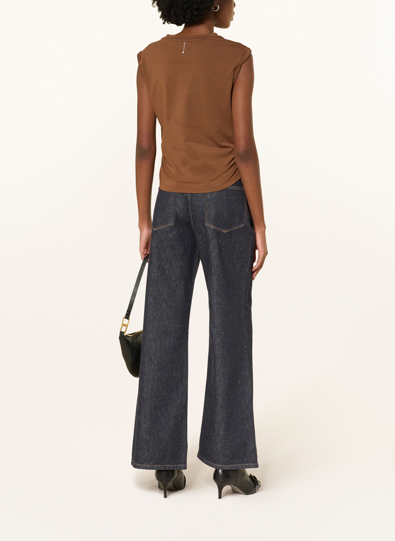 ALLSAINTS Top WEST: BROWN