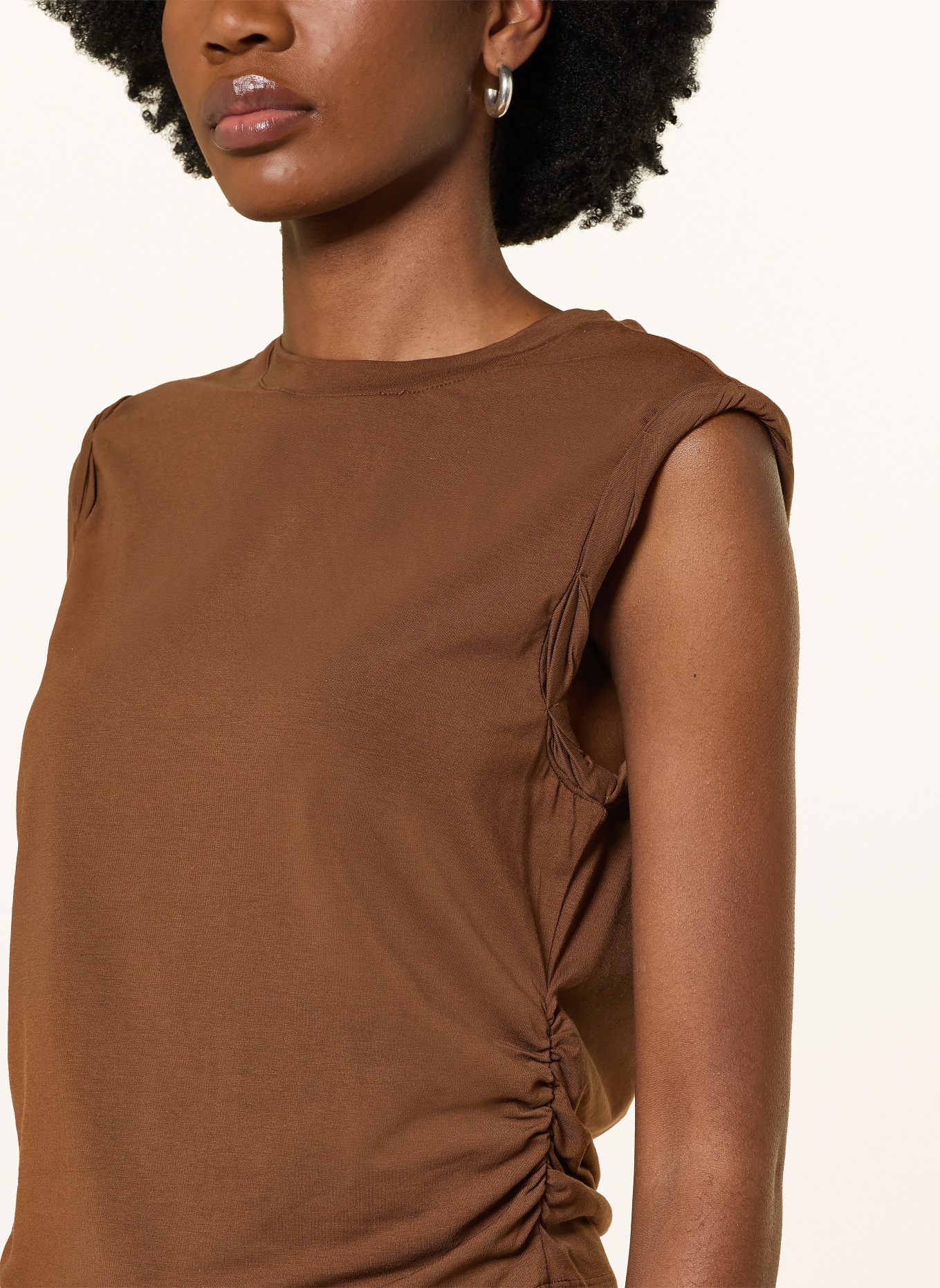 ALLSAINTS Top WEST: BROWN