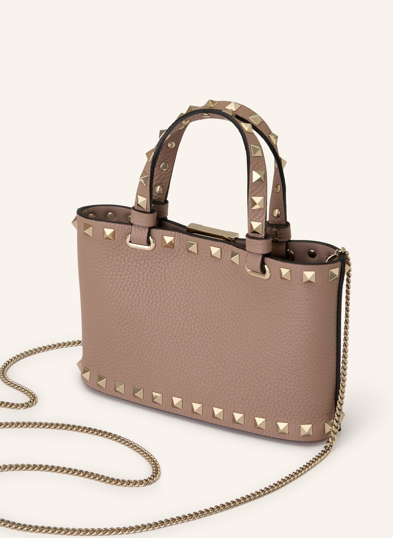 VALENTINO GARAVANI Handtasche ROCKSTUD MINI: ALTROSA