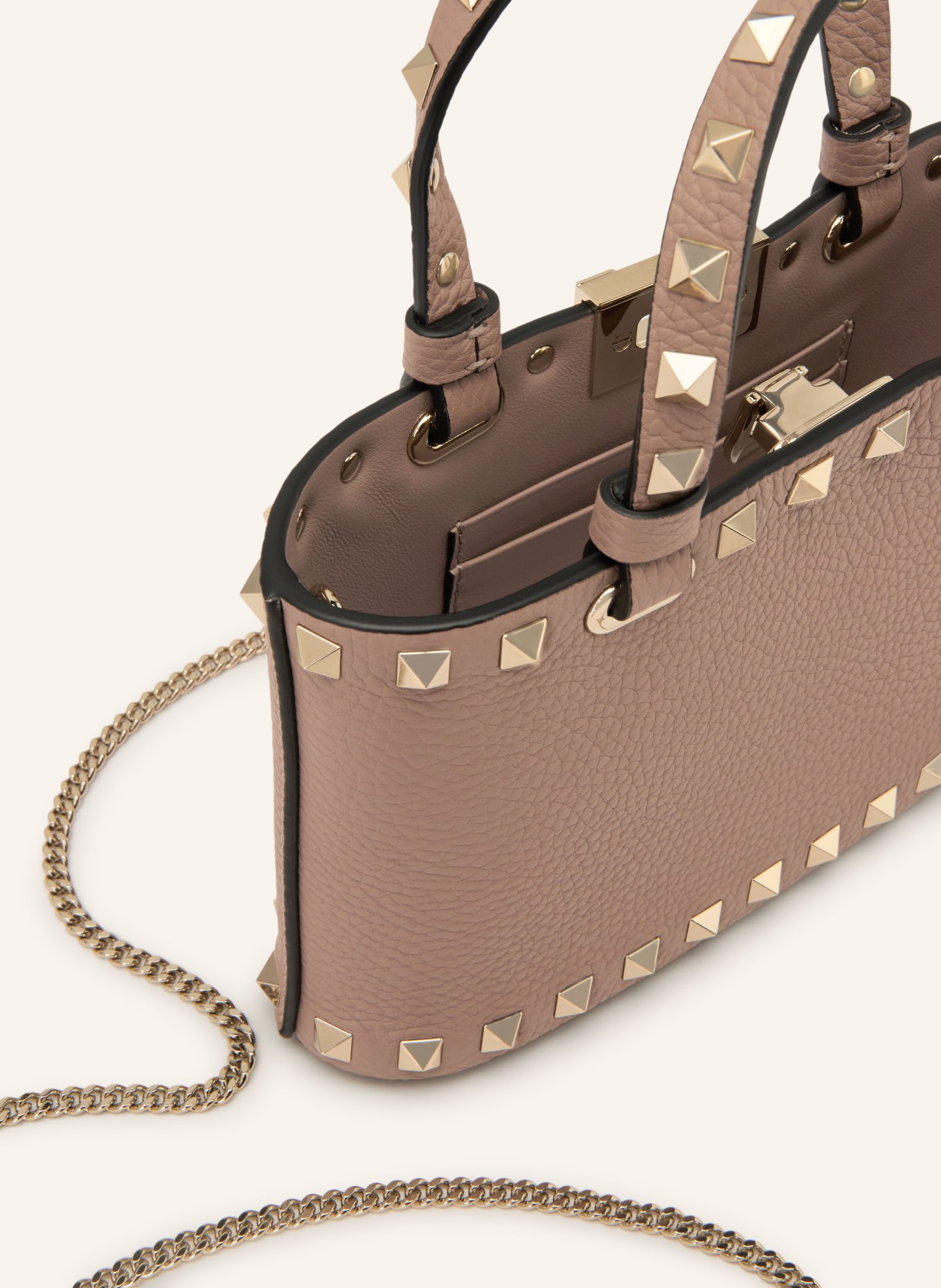 VALENTINO GARAVANI Handtasche ROCKSTUD MINI: ALTROSA