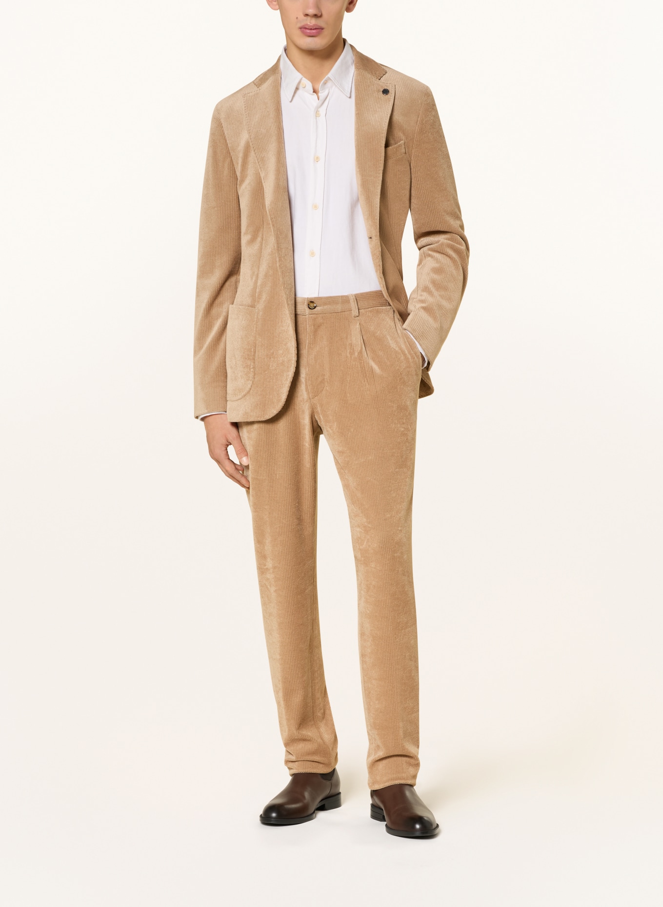 BALDESSARINI Cordsakko Slim Fit: 8702 Silver Mink