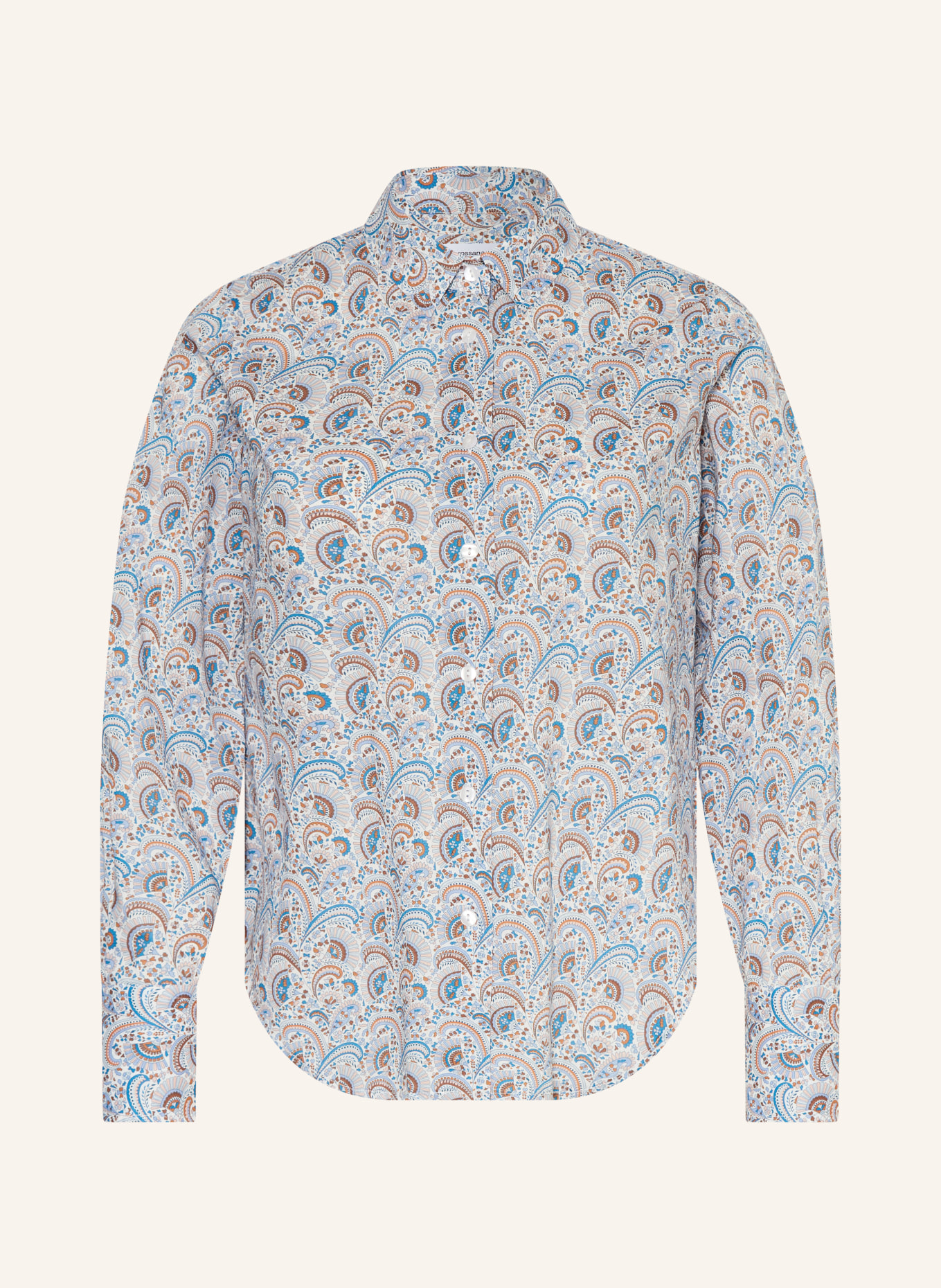 rossana diva Shirt blouse: BLUE / ROSE / WHITE