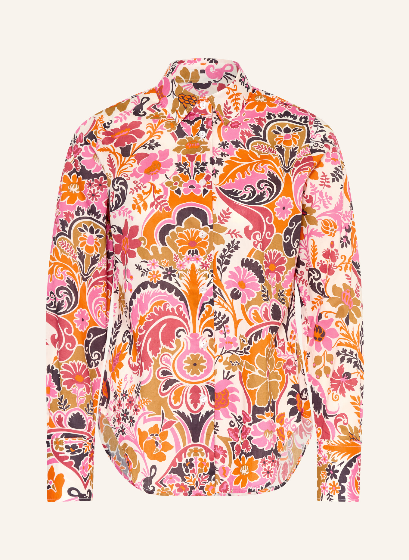 rossana diva Shirt blouse: PINK / ORANGE / KHAKI