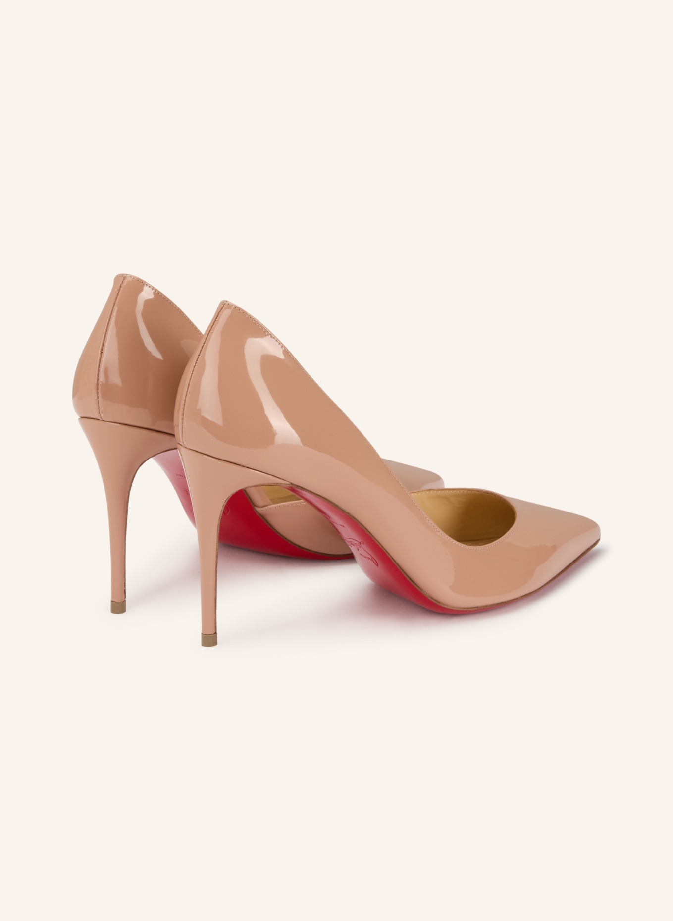 Christian Louboutin Lack-Pumps IRIZA 85: LACHS