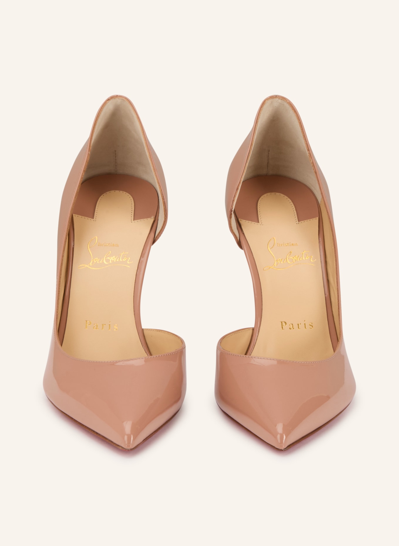 Christian Louboutin Lack-Pumps IRIZA 85: LACHS