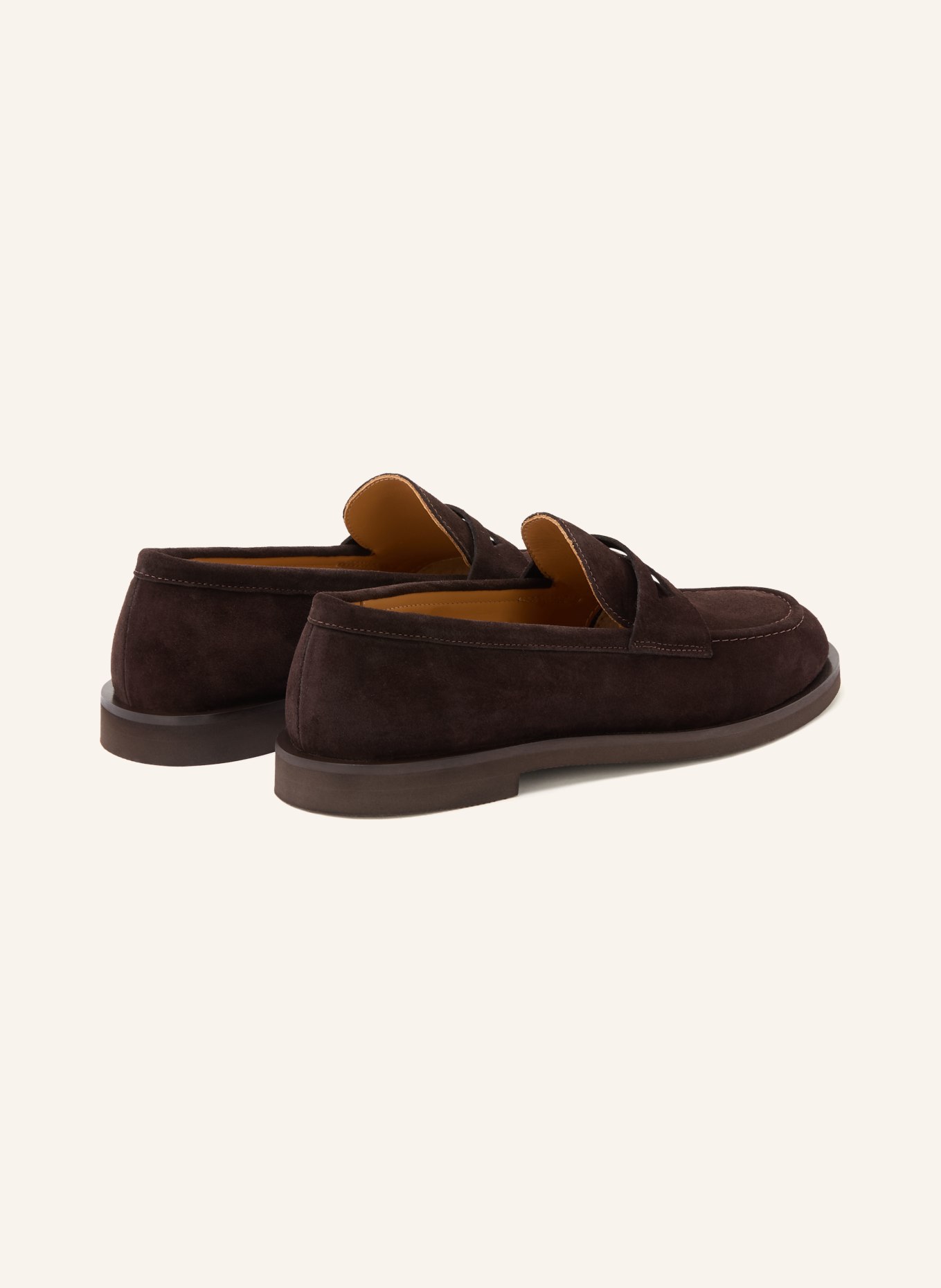 MRS & HUGS Penny loafers: DARK BROWN