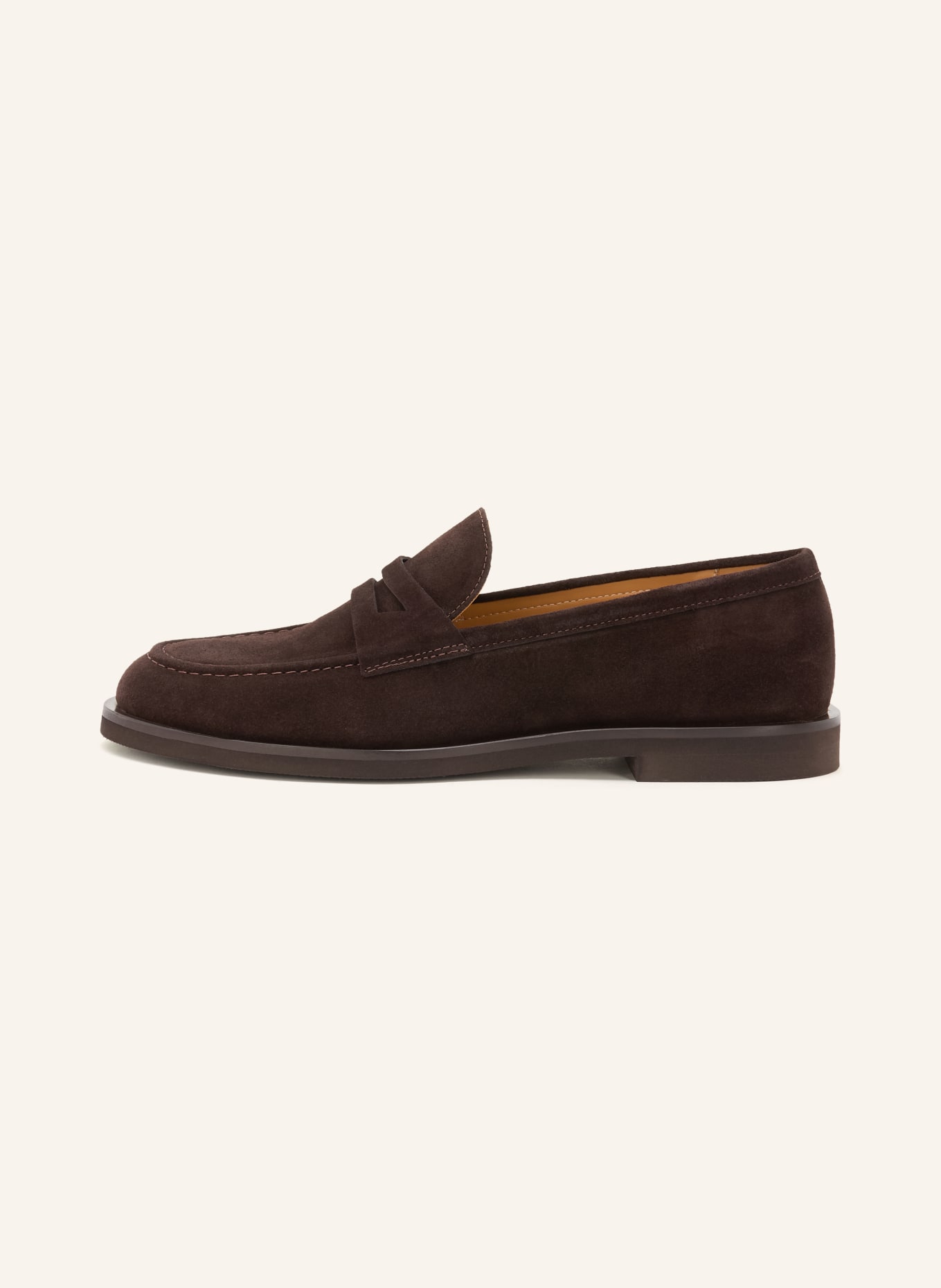 MRS & HUGS Penny loafers: DARK BROWN
