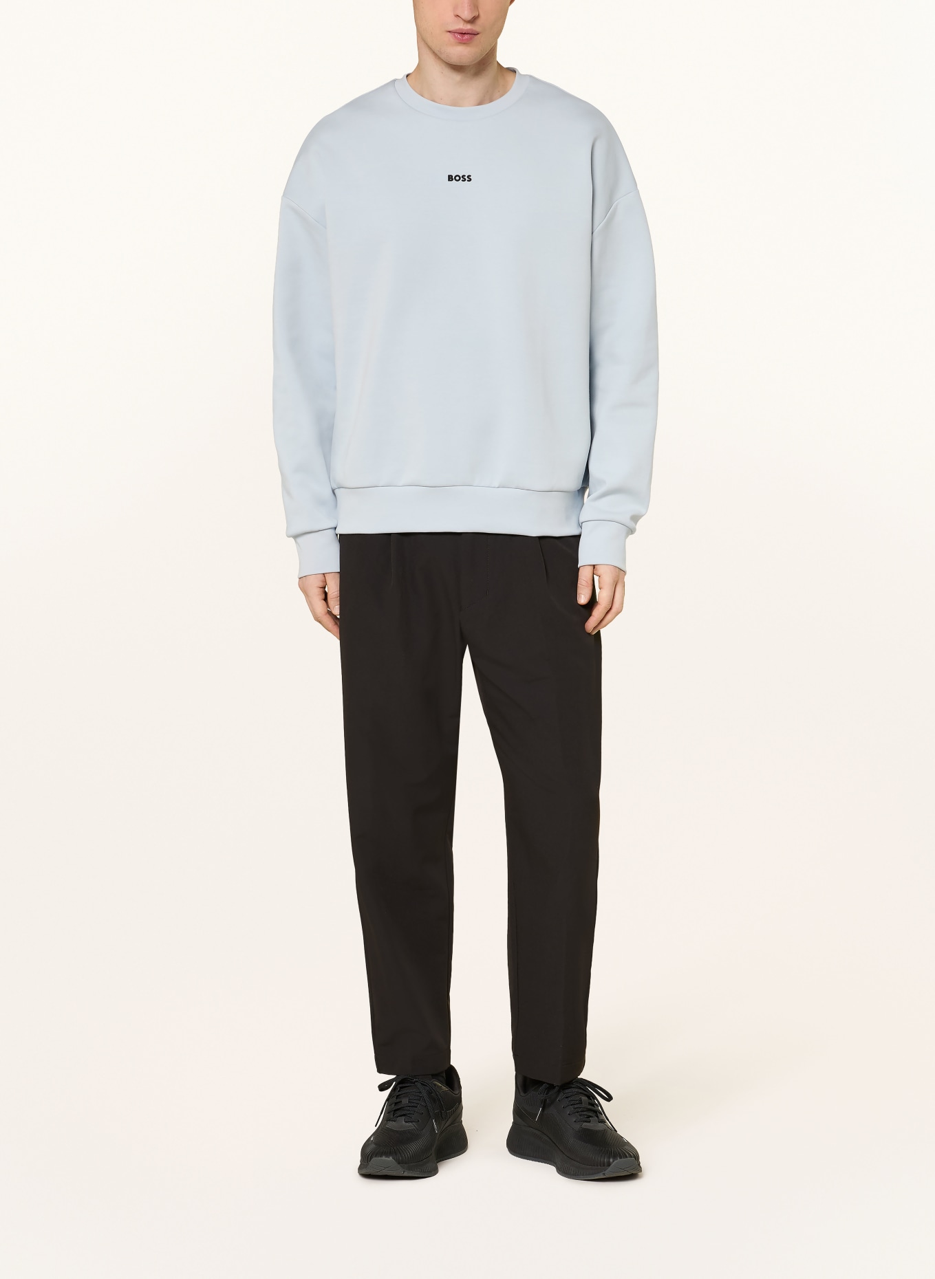 BOSS Sweatshirt STENSON: HELLBLAU